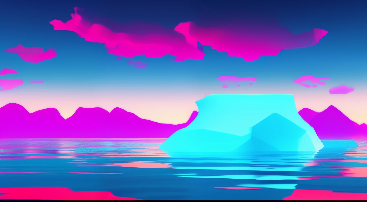 Floating white icebergs，Transparent abstract blurred outline，minimal style，Space-time distortion，Fog blur（nvinkpunk：1.2）（SNTHWV style：0.8） Soft light waves，Only red and black tones，Steam waves