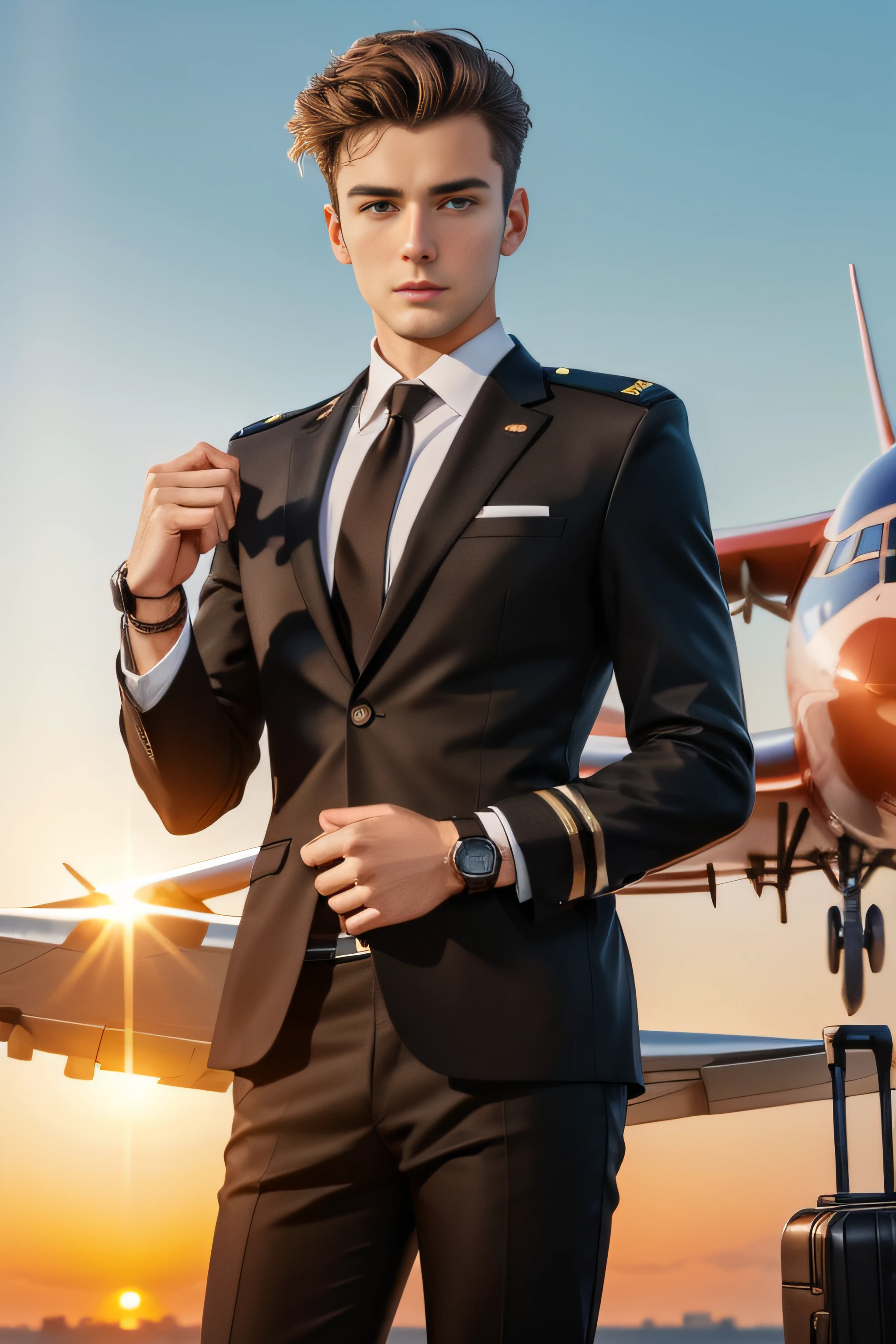 fout pilot captain stripes
