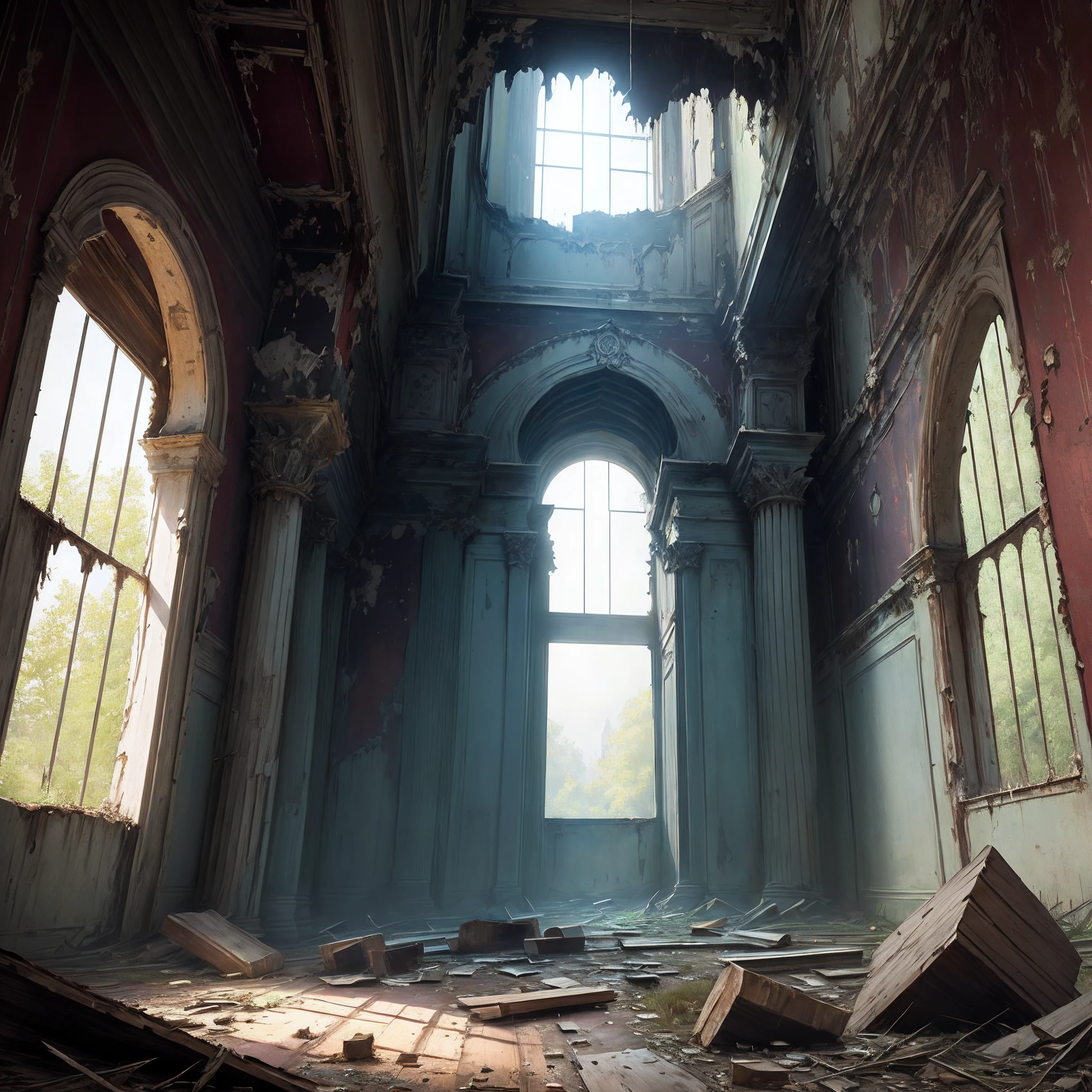 Abandoned palace