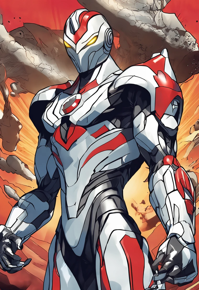 Sero Ultraman Let's look back at the full body picture wearing the ultimate armor