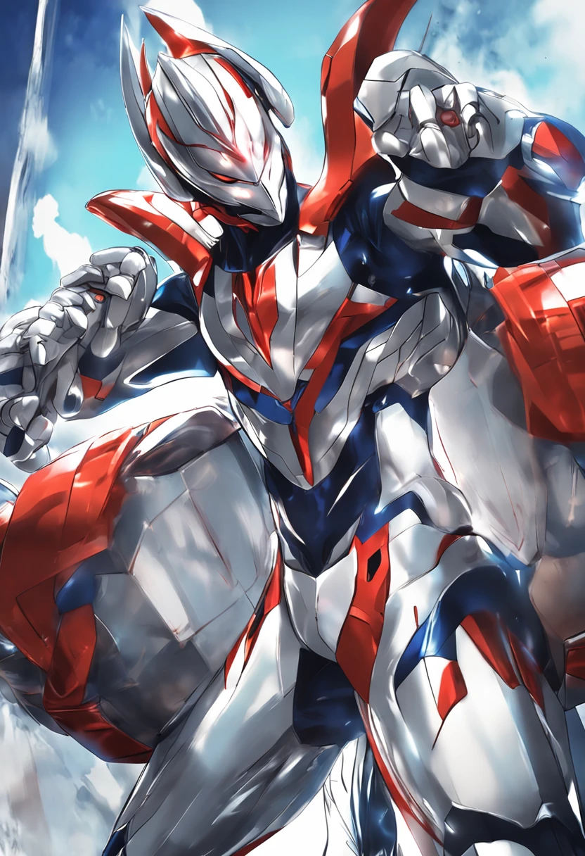 Sero Ultraman Let's look back at the full body picture wearing the ultimate armor