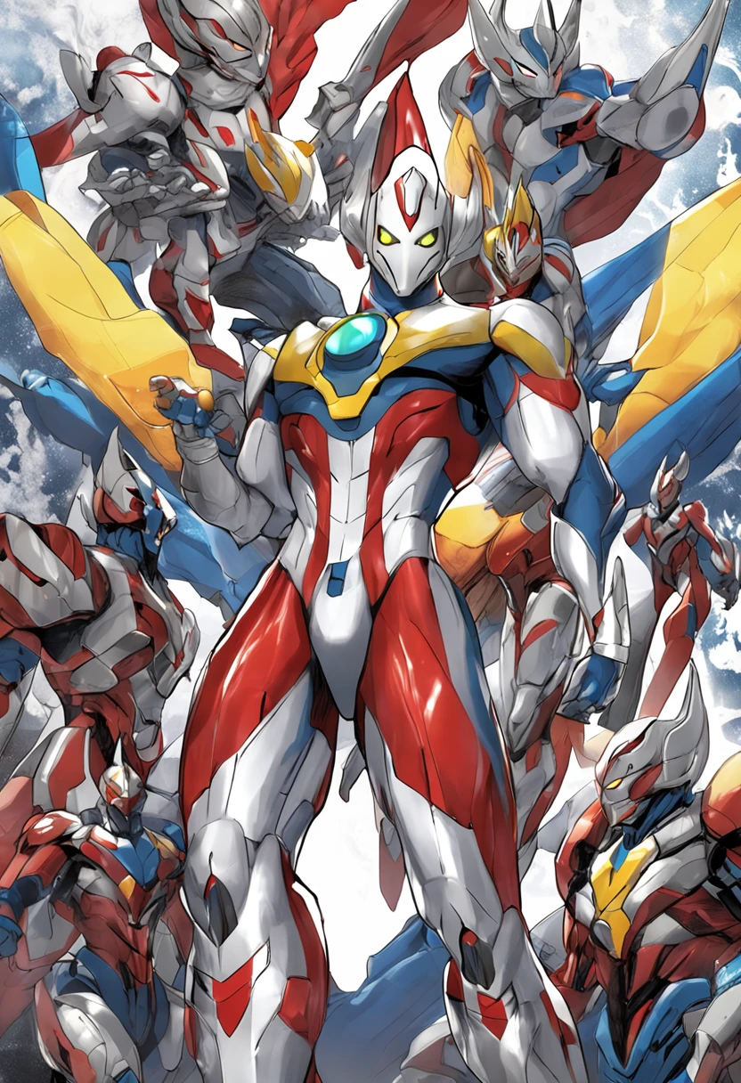 Sero Ultraman Let's look back at the full body picture wearing the ultimate armor
