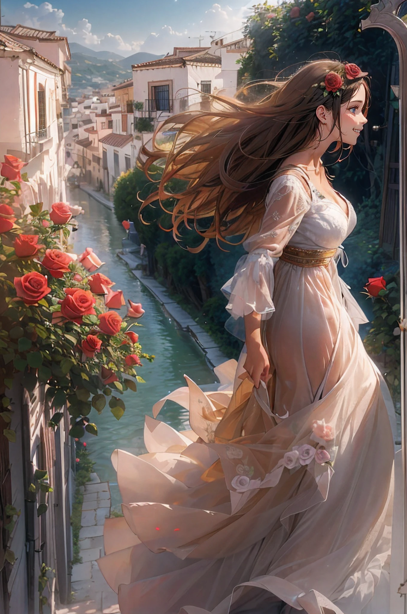 beautiful smiling face