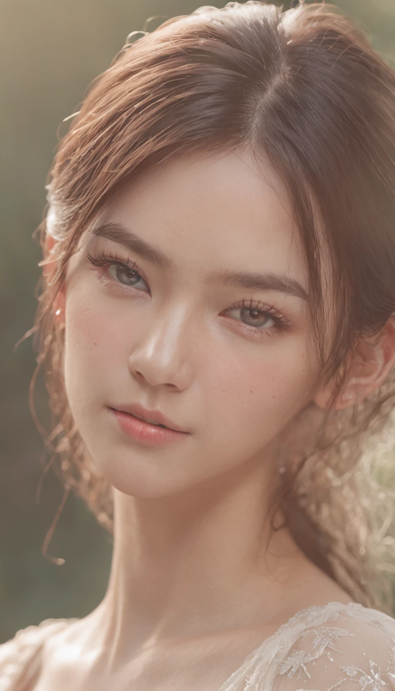primitive, 1girll, Colorful, Full body shot, (Masterpiece, Best quality), (Detailed skin:1.3, Detailed face:1.3), Digital SLR, Realistic, view the viewer, Sharp focus, Delicate, pastelcolor, Cinematic lighting, Chinese woman, Bright light:1.3, high light:1.3, High brightness, clean scene, Neatness, Clear skin, goosebumps