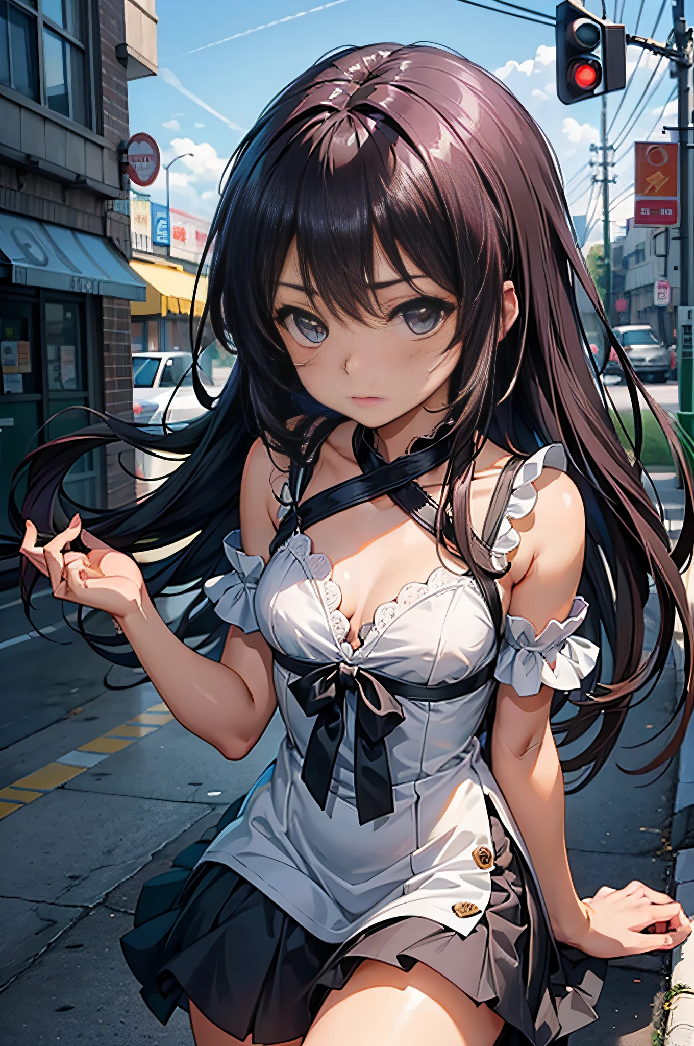Anime, Anime style, nffsw, retinas, masutepiece, ccurate, Anatomically correct, Textured skin, Super Detail, high details, High quality, awardwinning, Best Quality, hight resolution,Girl in random pose, Seductive Anime Girl, small curvy , lolidress, Beautiful anime girl, Cute anime waifu in a nice dress, beautiful alluring anime woman, [ 4 k digital art ]!!, beautiful anime woman, anime goddess, pretty anime girl, charming anime girls, (Anime Girl)