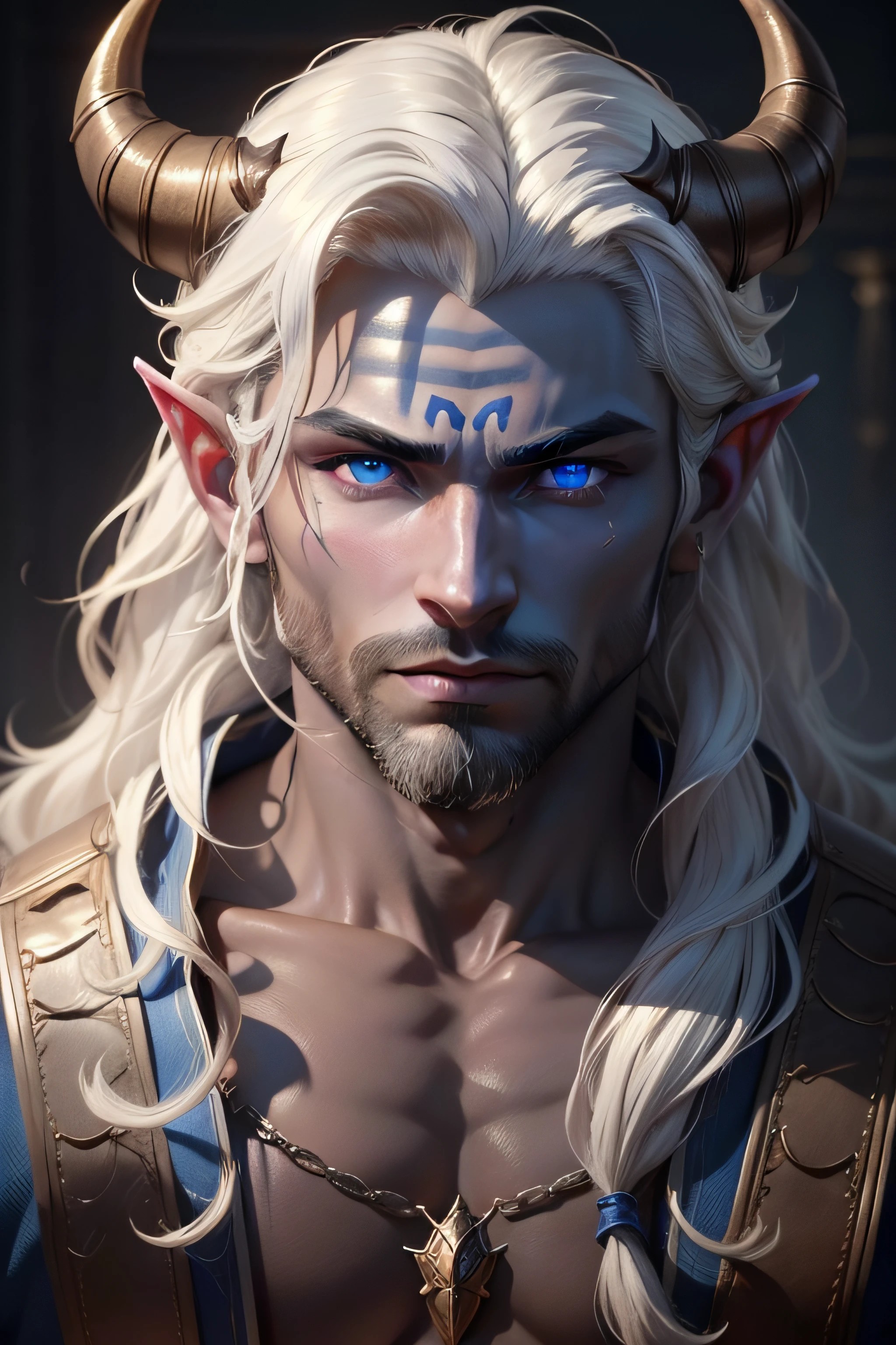 tiefling, handsome, dnd, masculine, horny, nsfw, sex, hot, handsome, masculine, short beard, coloured skin, blue skin, tiefling horns, sex, fuck, penis, dick, hump, detailed face, perfect face, detailed eyes, perfect eyes, coloured blue skin, detailed, maximum quality, (((perfect face, perfect eyes))), long hair, hairy, wanking, jerking off, full detailed, (((stright eyes))), simetry face, young, beautiful face, silver hair, BLUE SKIN, SKIN BLUE, full detailed, face detailed, perfect draw