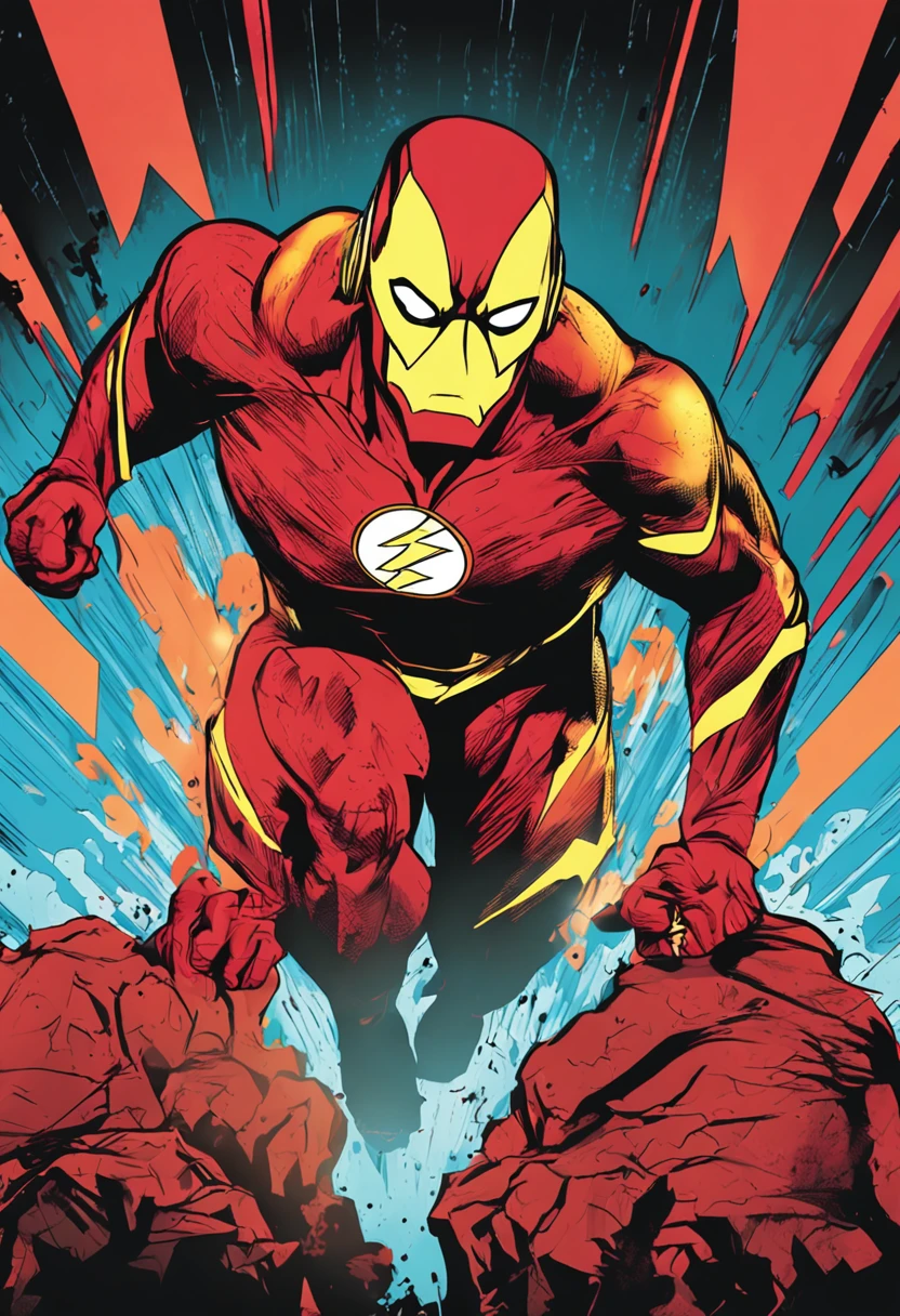 Make a super realistic flash costume in white color