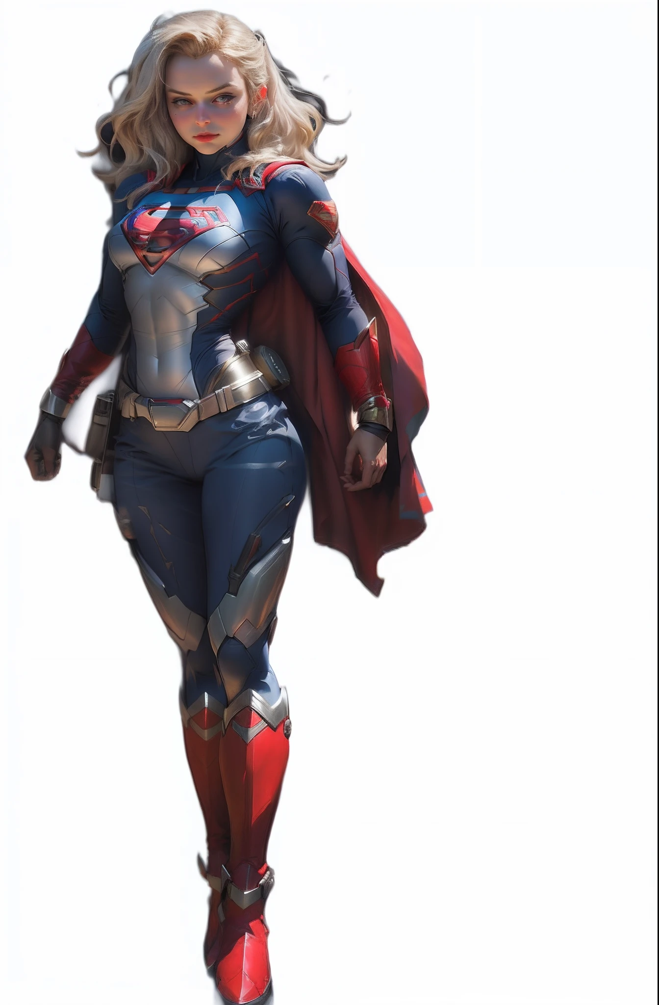 Supergirl,Female superheroes,tmasterpiece,delicated,photorealestic,Ultra high quality,Large rendering,
