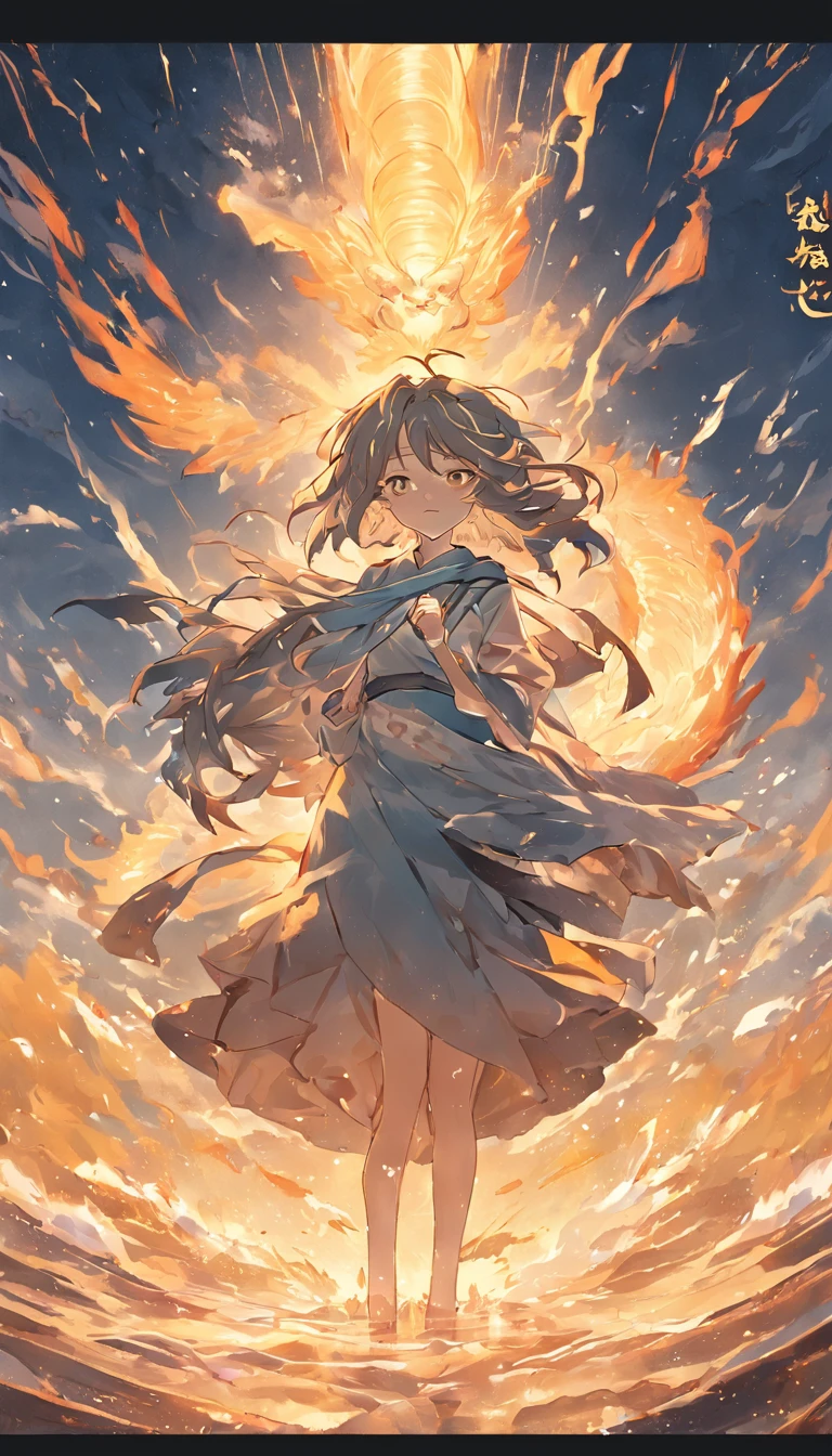 Dynamic angle, ((Full body posing:1.5), (colorful:1.2), (extremely detailed CG unity 16k wallpaper:1.1), (Denoising strength: 1.45), (tmasterpiece:1.37), ((official art)), male boy, solo, staff, midriff, fire, magic, long hair, brown hair, navel, muscle body, blue eyes, glamor, beautiful detailed glow, detailed ice, beautiful detailed water, (magic circle:1.2), (floating palaces:1.3), fantasy, magic, ((masterpiece)), ((best quality))