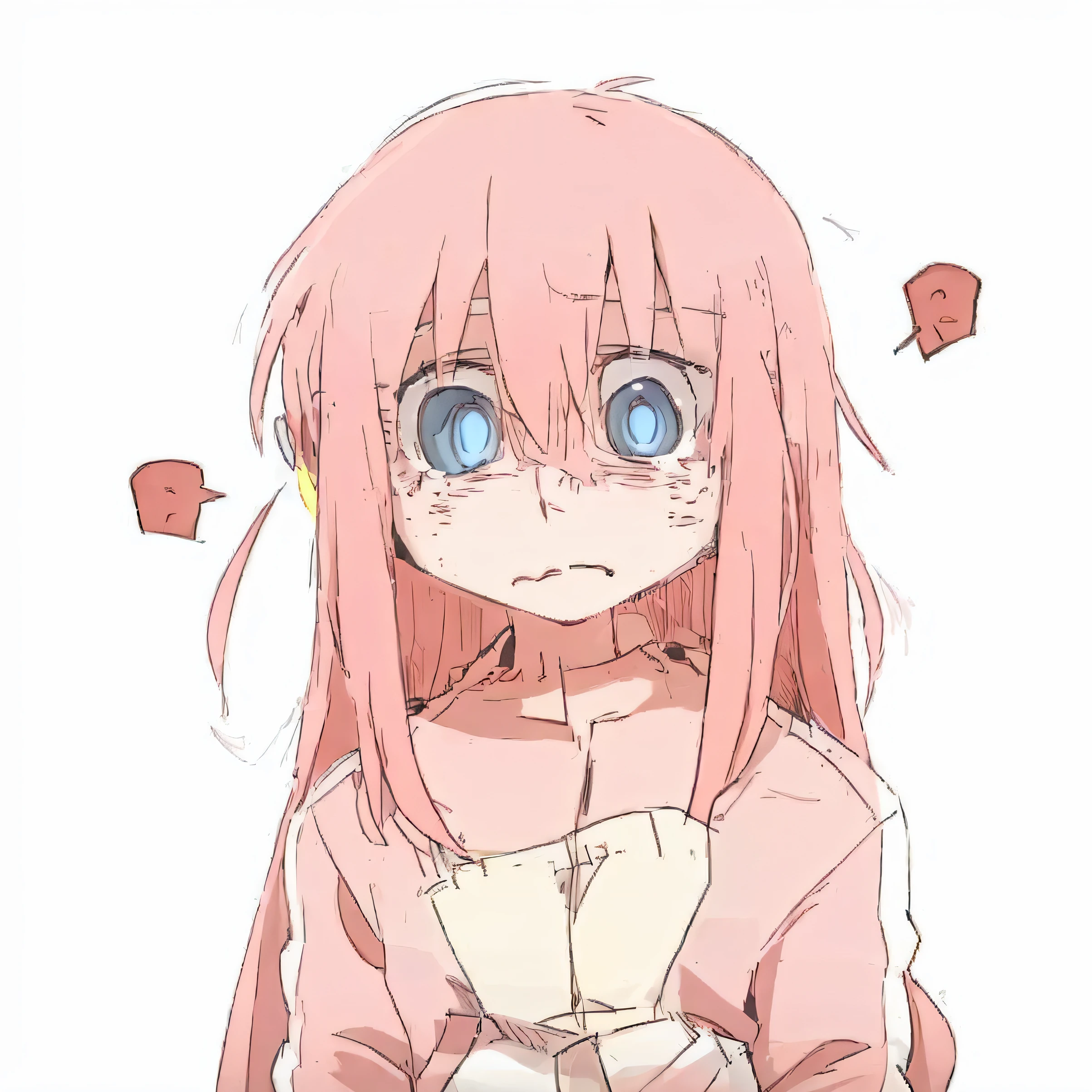 solo, 1girl, nsfw, nino nakano, short hair, bangs, blue eyes, hair ornament, hair ribbon, pink hair, blunt bangs, two side up, butterfly hair ornament, empty eyes ,large breasts, nipple, ,, Heavy snowfall area frozen (Sweating profusely, Love juice, Wet Woman, female ejaculation) crying mountain Alone, crying, Naked, barbecue , Peeing, lactation, projectile lactation