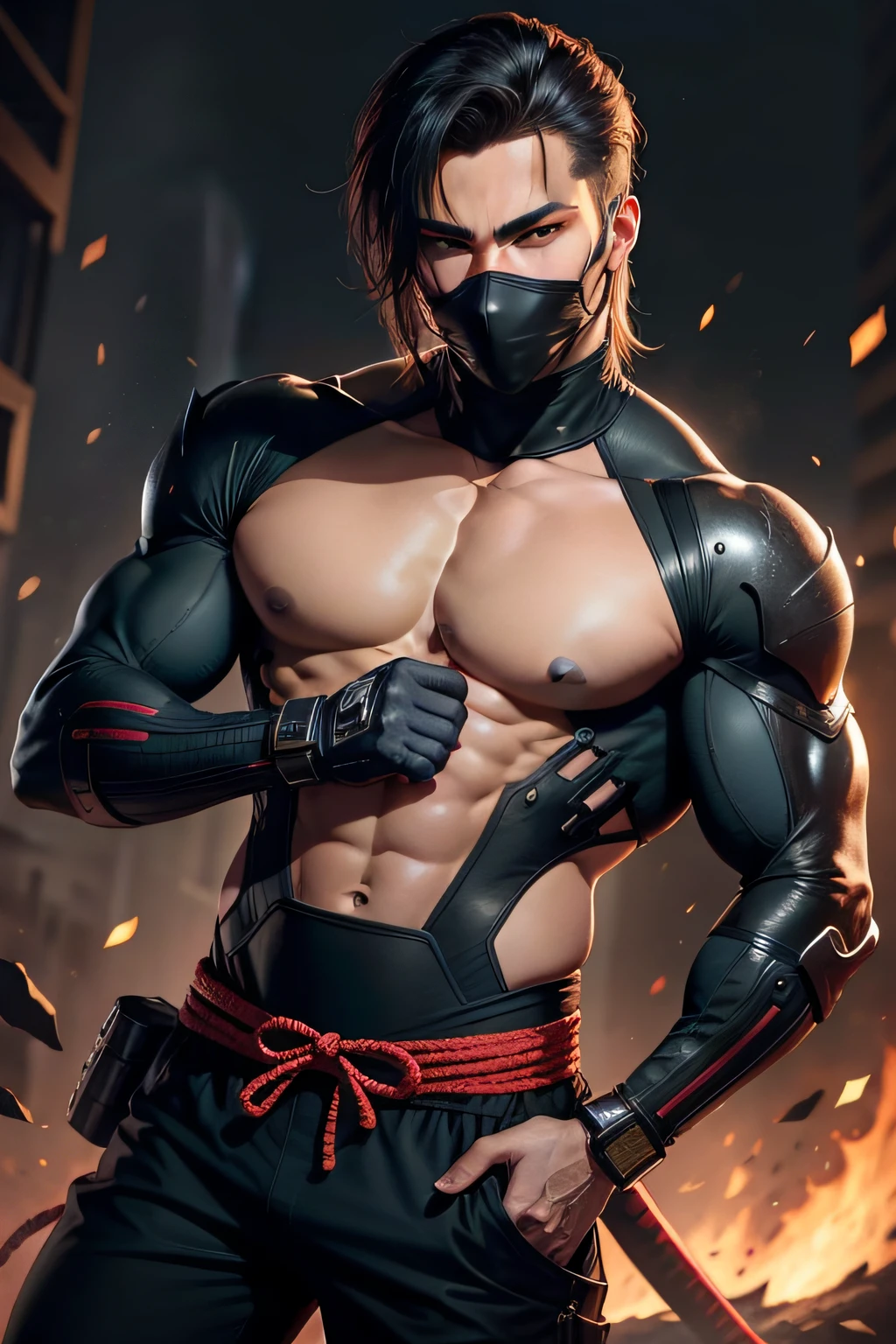 Male ninja,handsome
