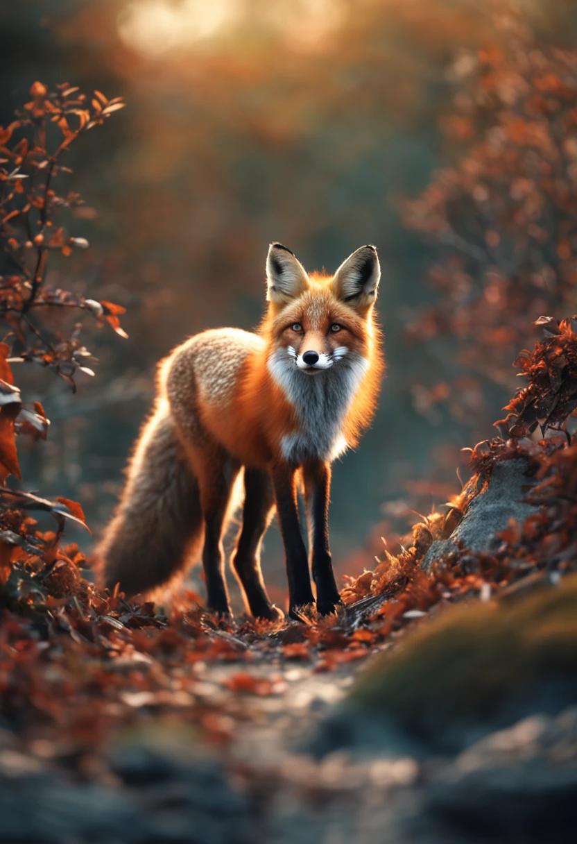 Fox ears, High detail, hyper HD, Beauty, Charming, Long legs