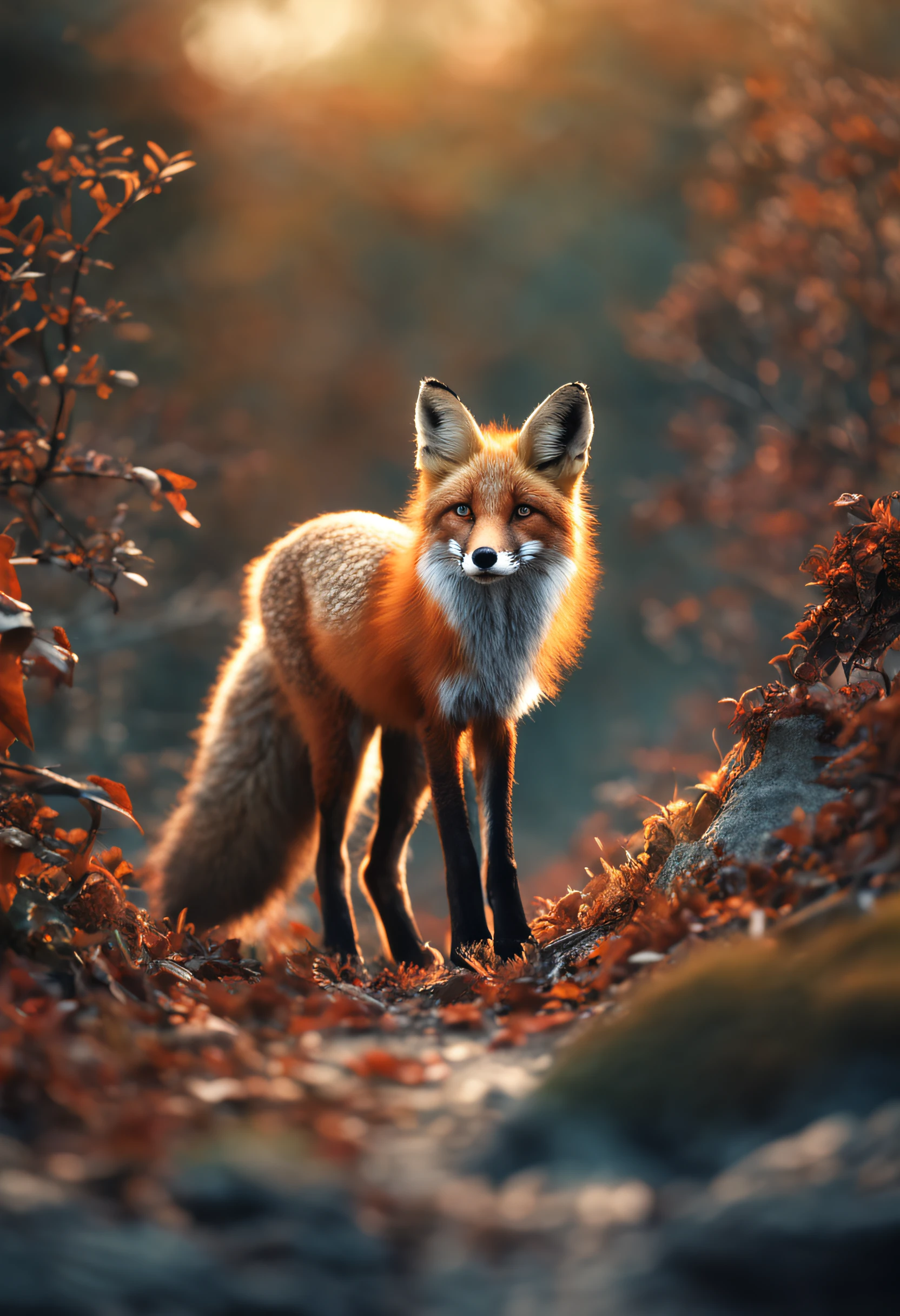 Fox ears, High detail, hyper HD, Beauty, Charming, Long legs