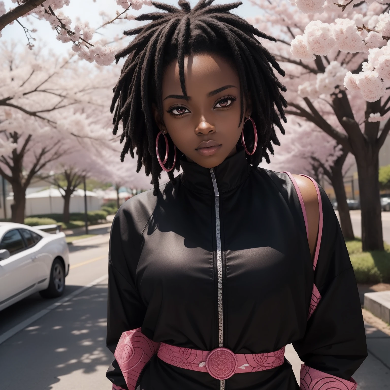 Black, african american {{{black skin}}}, Sakura Haruno