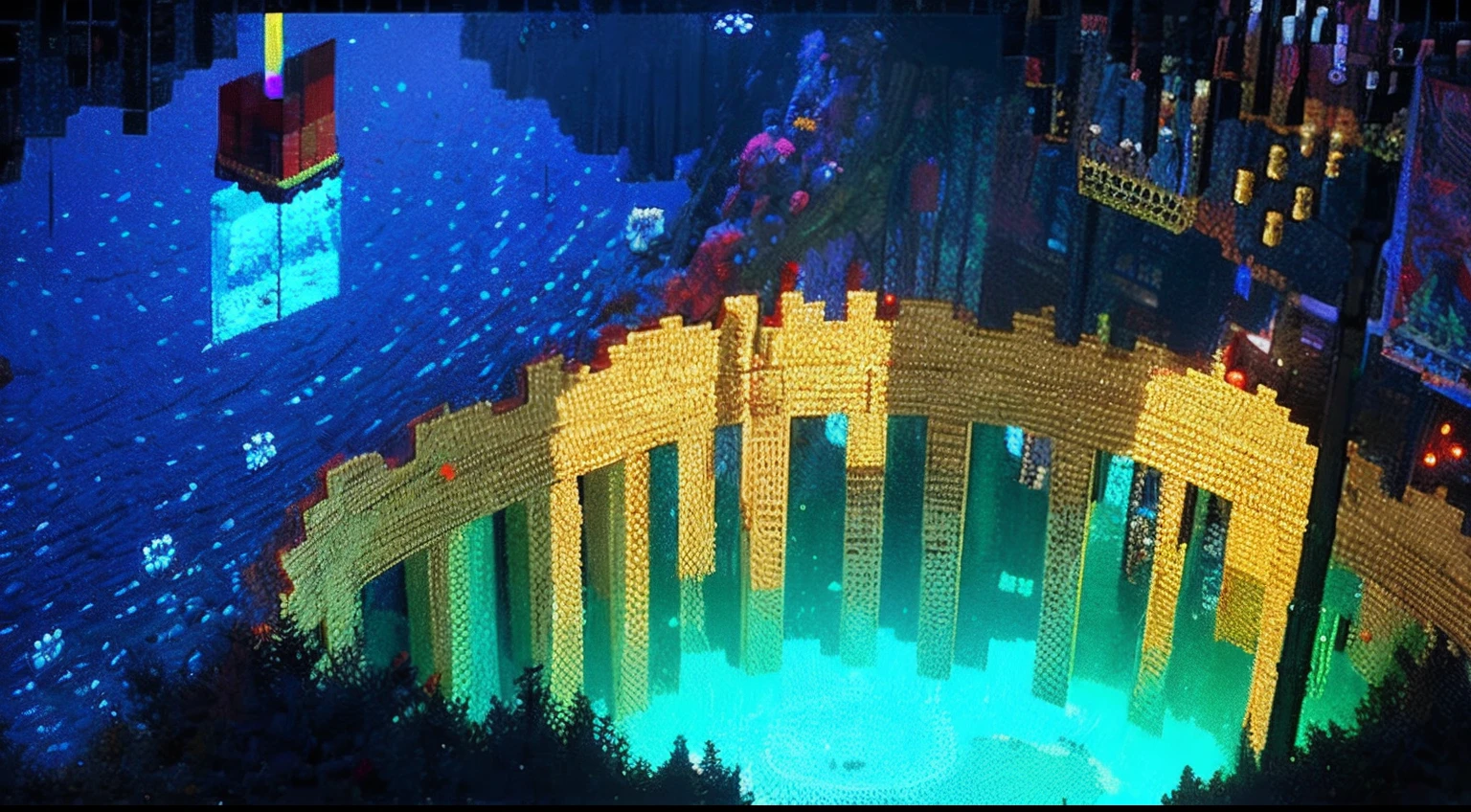 pixel game,scenography,fantastical scenes,Puppet Adventures, Pixel art #pixelart