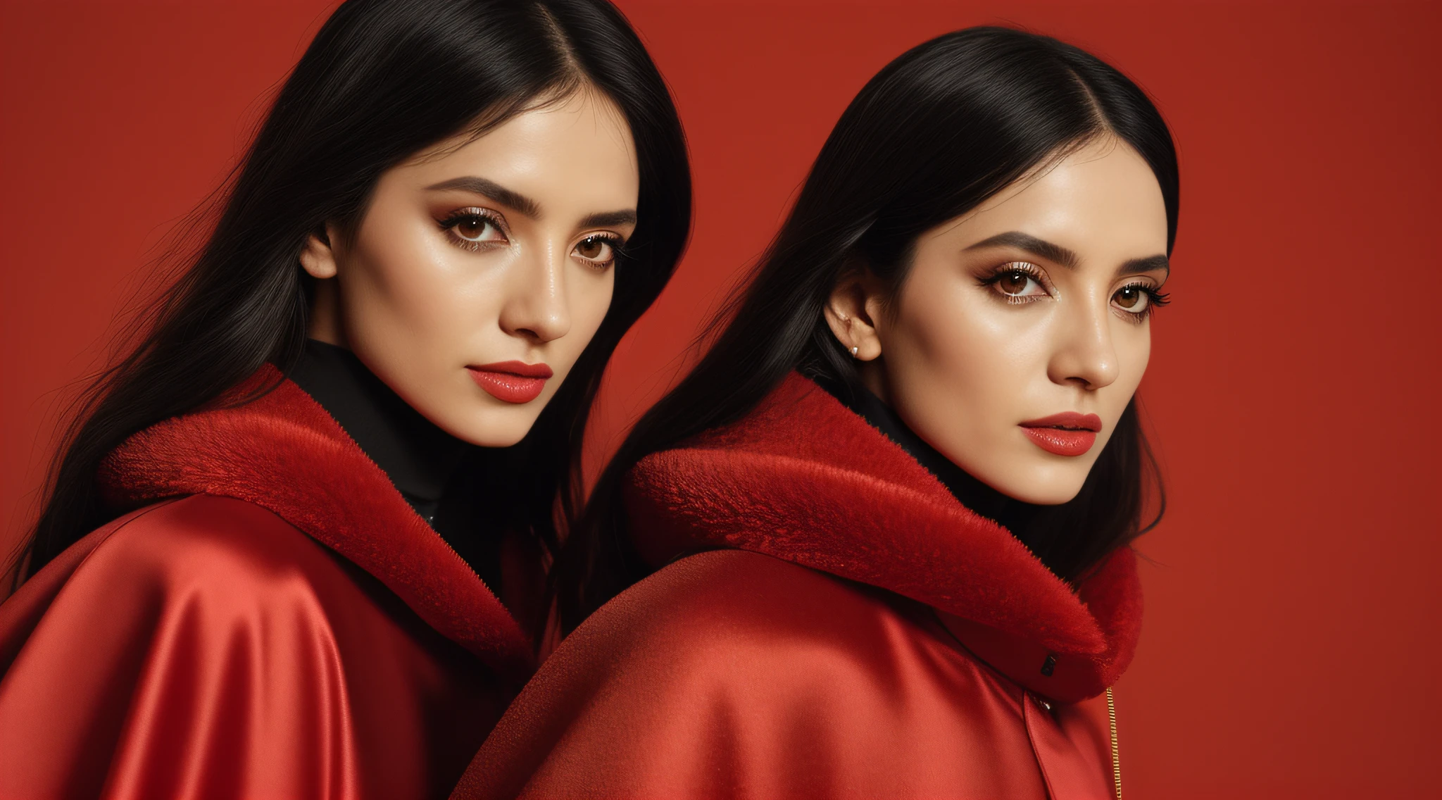 um close up de uma pessoa com um capuz vermelho em um fundo vermelho, Erosions, scorpions, Caparisons, Album art, prop rocks, album cape, chifres vermelhos, new album cover, Arte Oficial, Arte Promocional, Arcontes, rochas afiadas, rochas alaranjadas, Explosions, rochas), alternate album cover, Variations, progressive rock album cover, album cape!