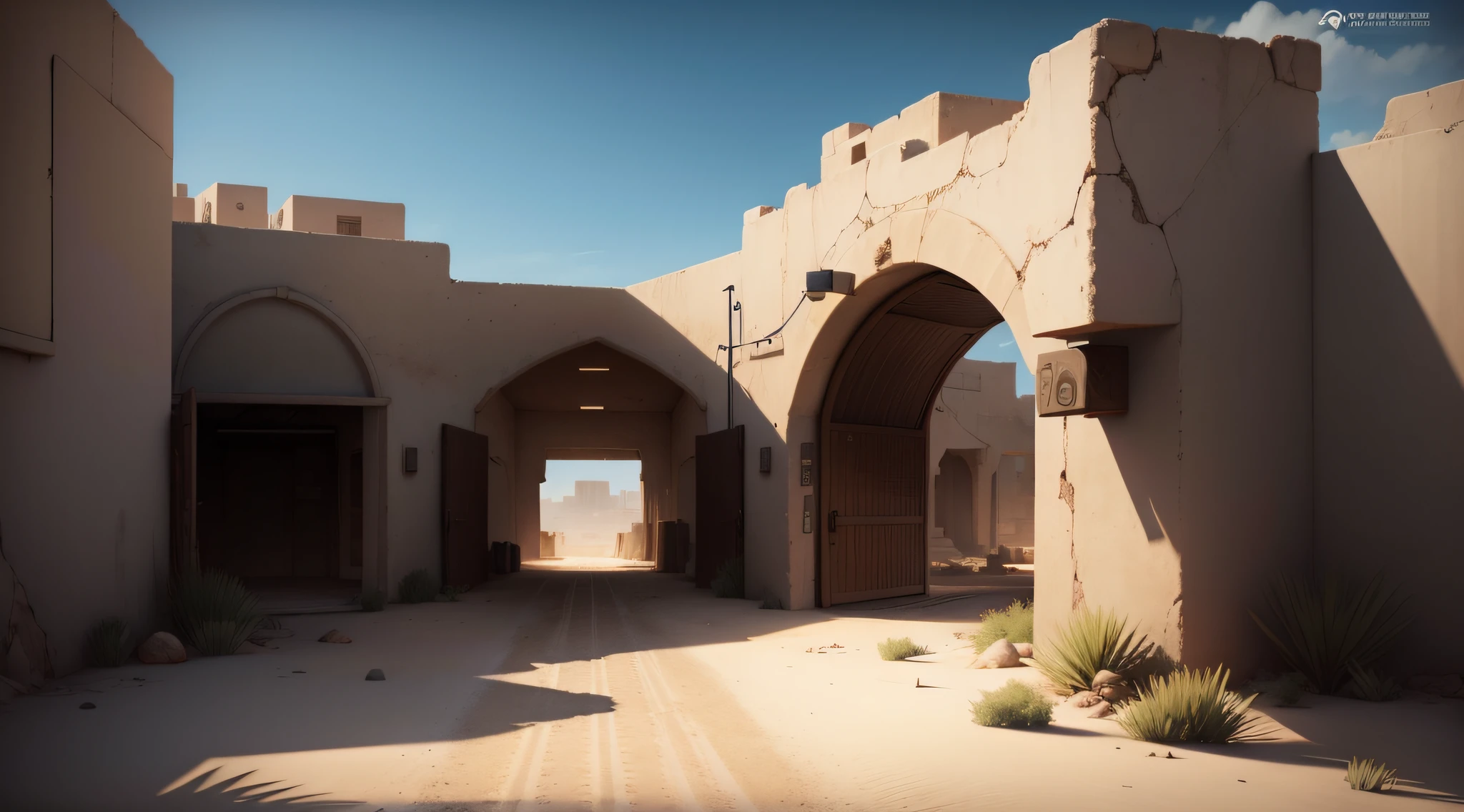 Beautiful cover for the game CS GO on the mirage map