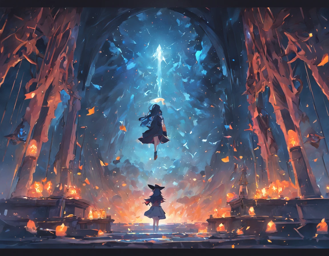 Witch shrine blue sky