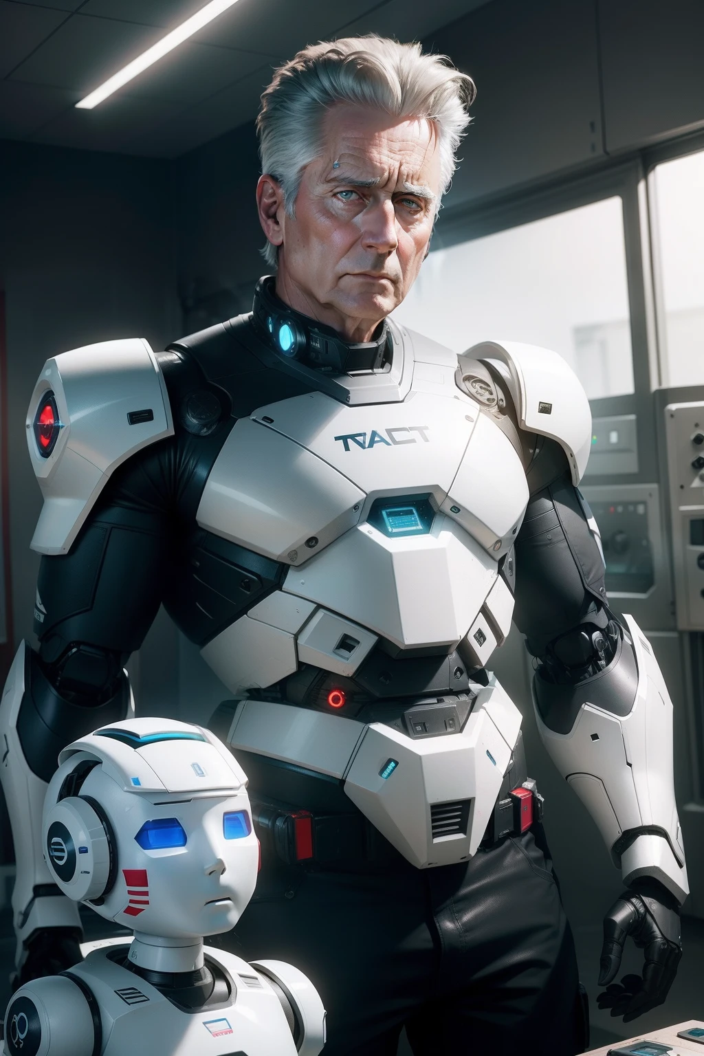 Create an AI Robot that looks like Martin Sheen