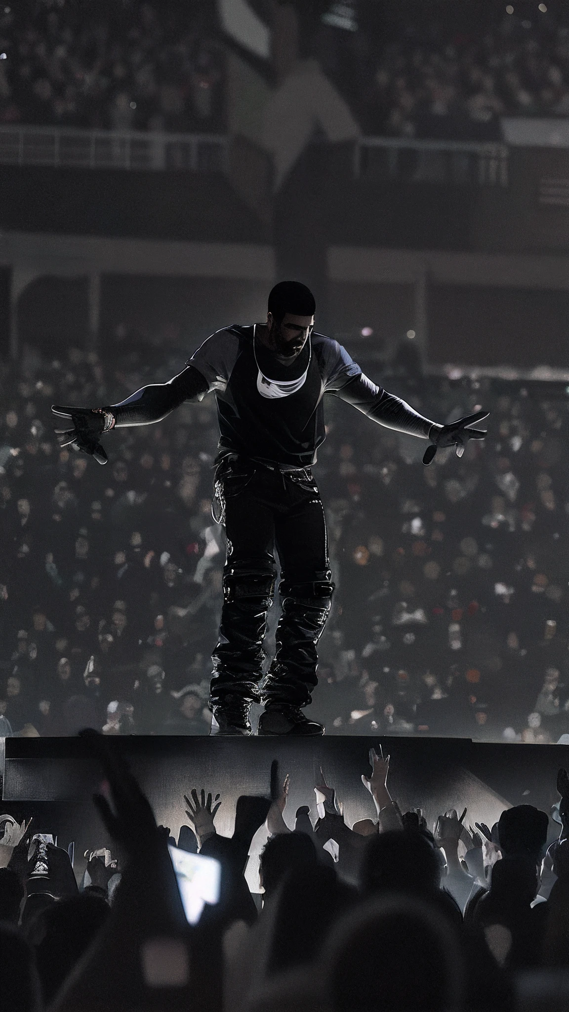 Drake, rapper drake, Nike in shirt.
