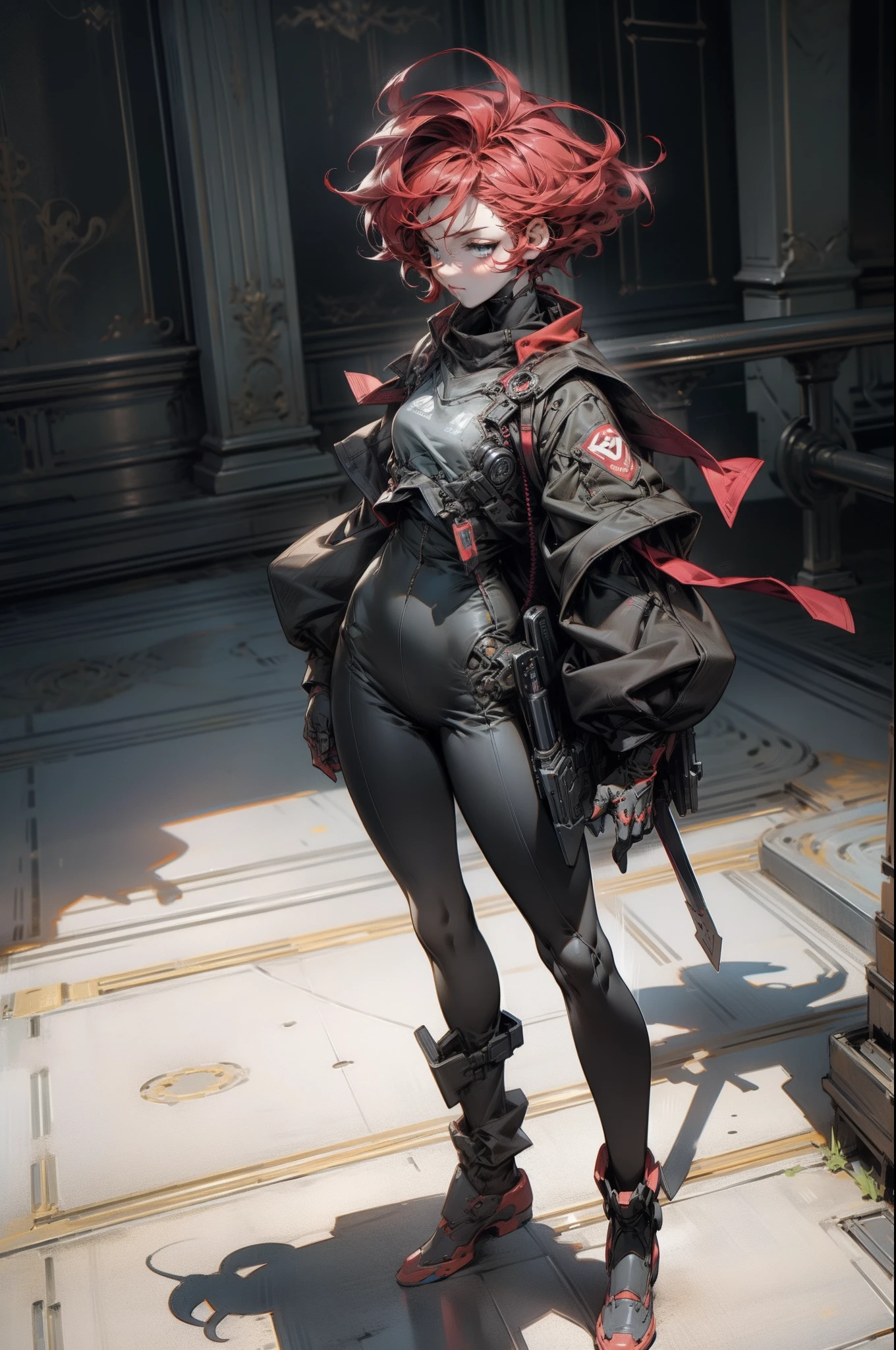 {{{{ masterpiece }}}},{{{{ 4K }}}},{{{{ badass anime 8 k }}}}, {{{{{{{{ short hair }}}}}}}}, {{{{{{{{ red glowing hair }}}}}}}}, (extremely detailed CG, ultra-detailed, best shadow), (scenery: 1.2), adult body proportions,