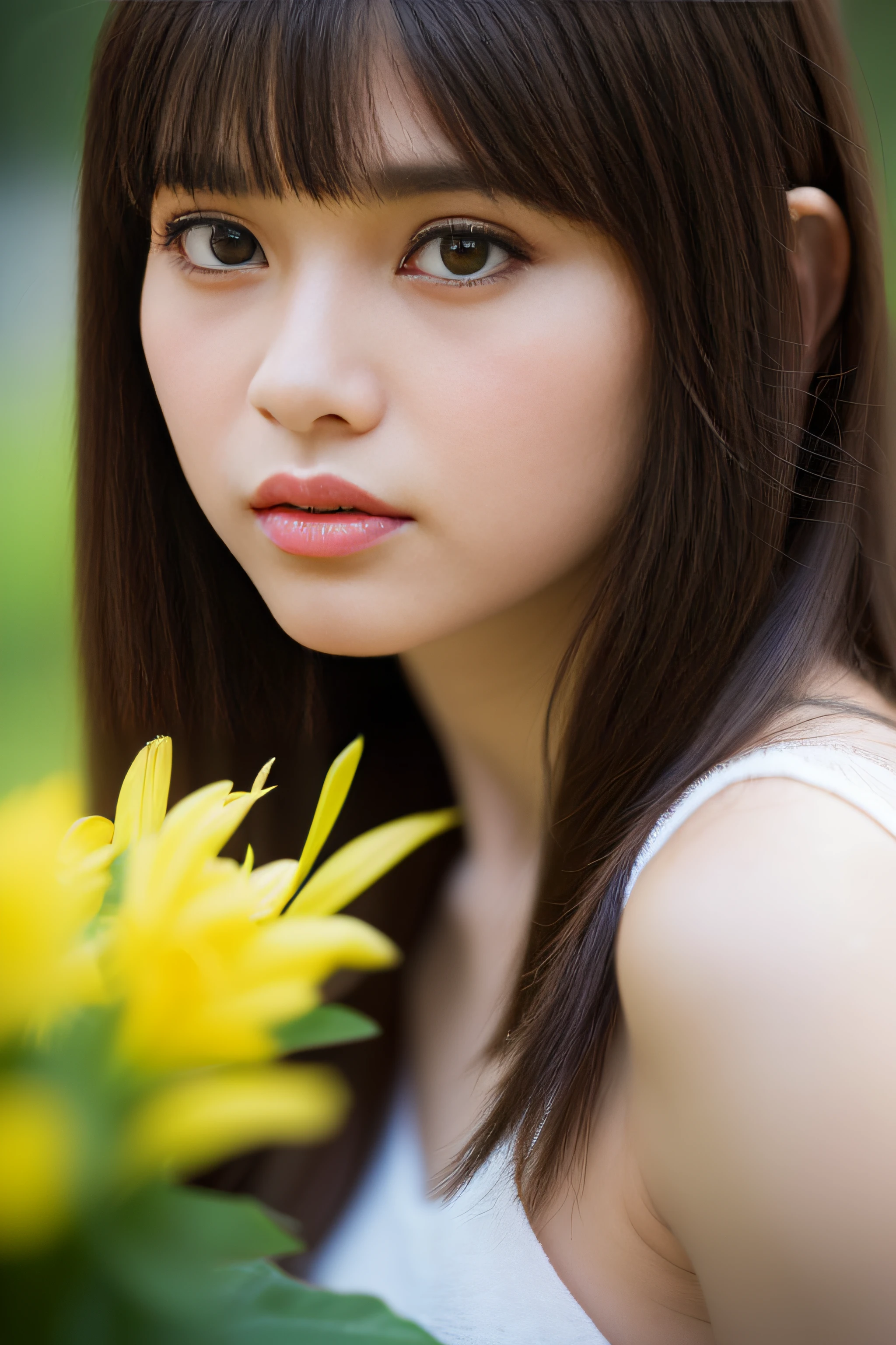 (8K、Top image quality:1.2)、(​masterpiece:1.37)、(a picture、Photorealsitic:1.37)、(超A high resolution)、A half body、Walking Pose、Shooting from front、Draw properly to the top of the head、slow motion、(Insanely detailed、bloom:1.5)、(top-quality、Alessandro Casa Grande、Gregglettkowski、Sallyman、concept-art、4K)、(analogue:1.2)、(High- sharpness)、(Detailed pupils:1.1)、detailed faces and eyes、 ​masterpiece、top-quality、(extremely detailed photo:1.1)、(Trance:1.1)、(infp young woman:1.1)、sharp、(Perfect body:1.1)、realisitic、realistic shadow,
photographed:Canon EOS R6、135 mm、1/1250 seconds、