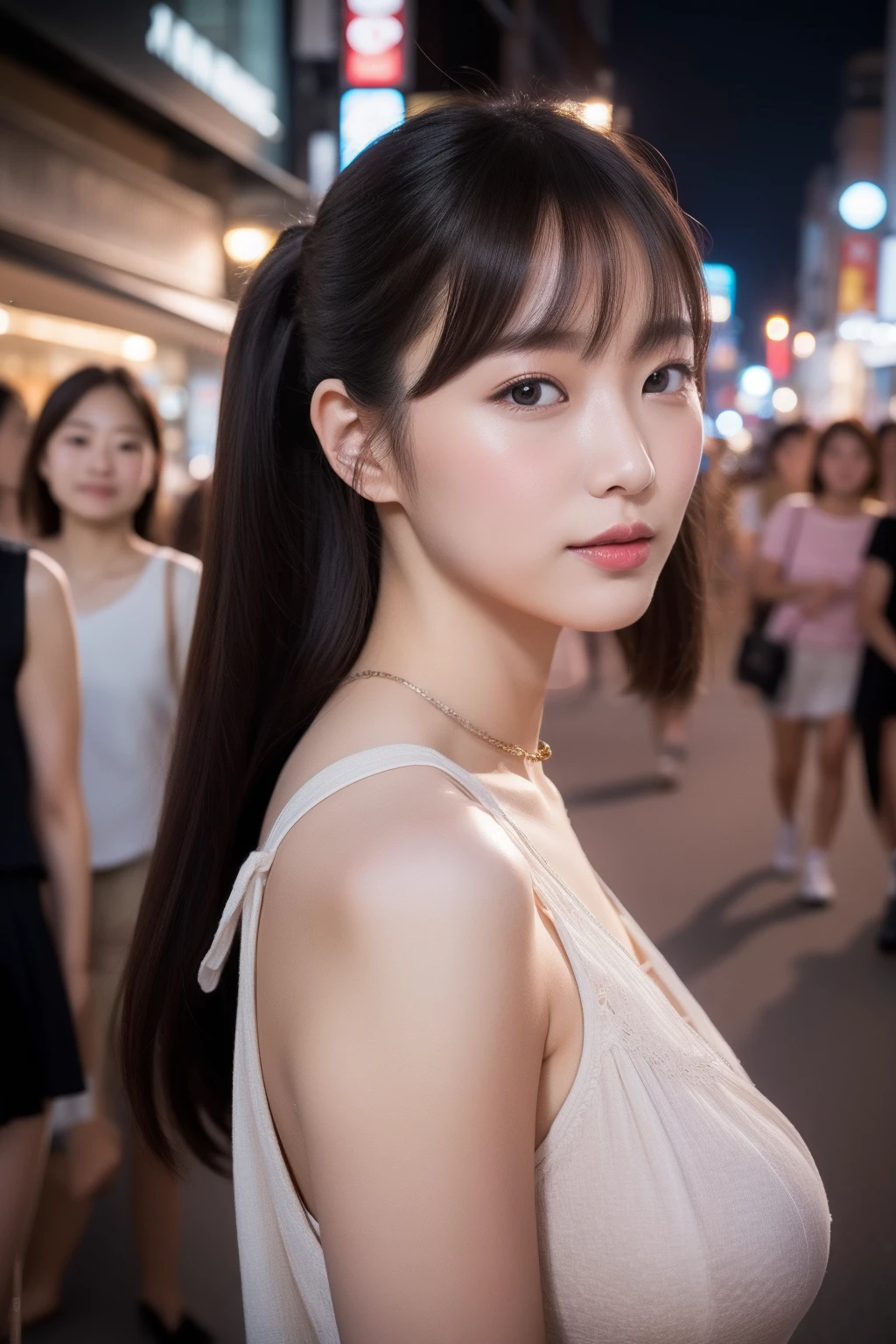 top-quality、8K、32K、​masterpiece）Women with various faces、TOKYOcty、In the street、natta、street snap、夏天、Various hairstyles