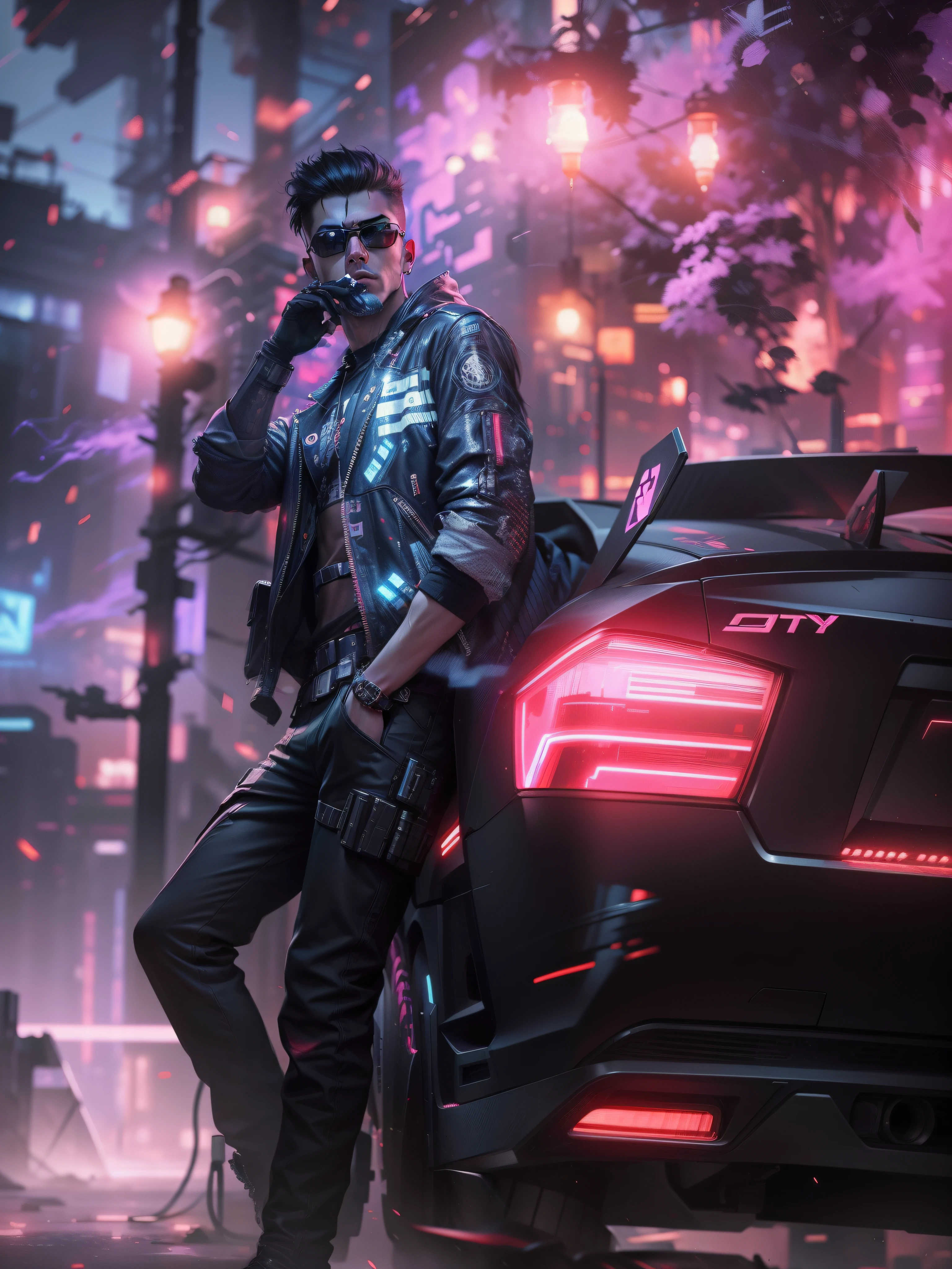 Change background, cyberpunk, handsome boy realistic face, 8k, ultra realistic