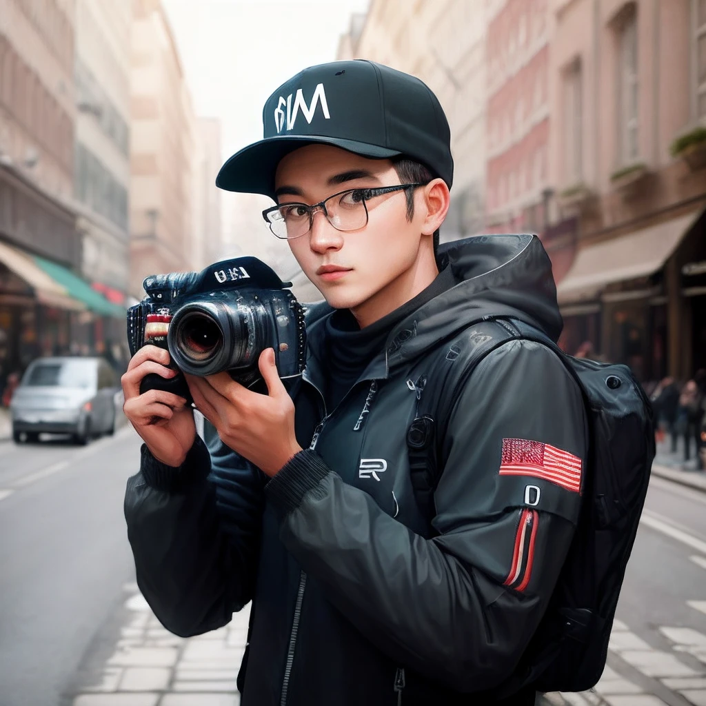 Good looking photographer