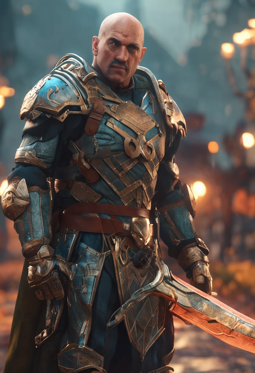 paladino rpg , bald man , large penis , cavaleiro justo