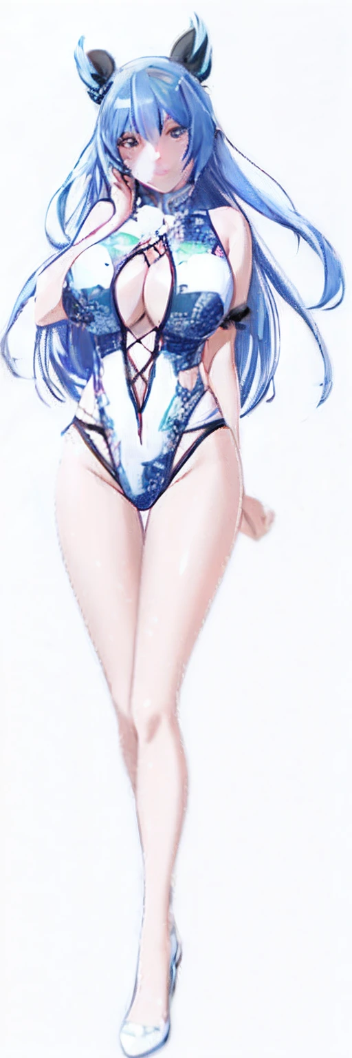 One in a straitjacket,Close-up of a woman with white hair, anime figure; Full-body art, photorealistic anime girl rendering, anime woman fullbody art, monokini, rossdraws 2. 5, belly-bar, with blue skin, full bodyesbian;, full-body xianxia, render of april, full body portrait of a short!, Rem Rezero,Black pantyhose,Orgasmic face,Worn clothes