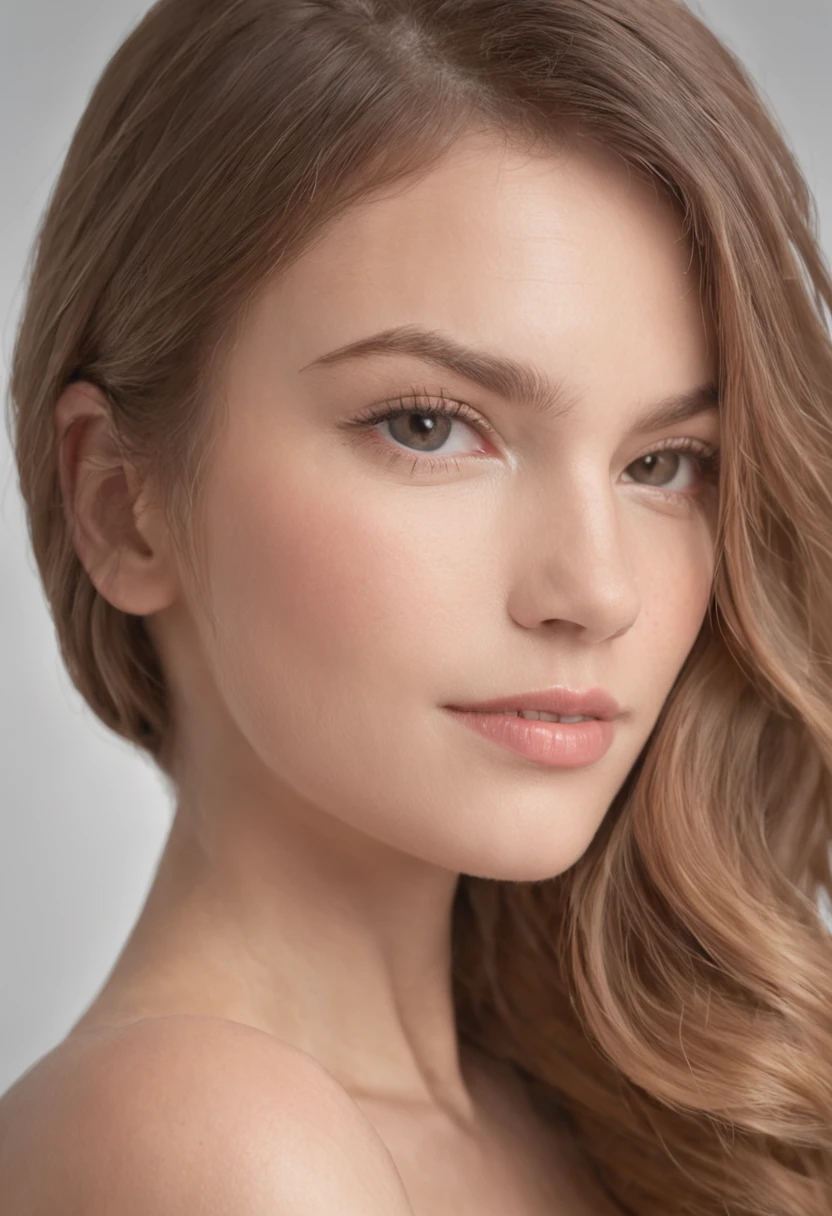 modelo: La modelo debe tener un aspecto fresco y natural, with minimal makeup that highlights your features. vista de perfil, Su cabello debe ser peinado en ondas sueltas o un peinado elegante. luci: Usar suave, Diffused lighting to create a warm and welcoming atmosphere. La luz natural es ideal, pero si eso no es posible, Usar luces de estudio fondo: Elija un fondo simple y ordenado que complemente el modelo y el producto. Un fondo blanco liso o de color pastel funciona bien, O puede usar una pared texturizada o un entorno natural como .to professional film photography, La mejor calidad, alta calidad, Altas Resoluciones, Altamente detallado, cinematic lighting