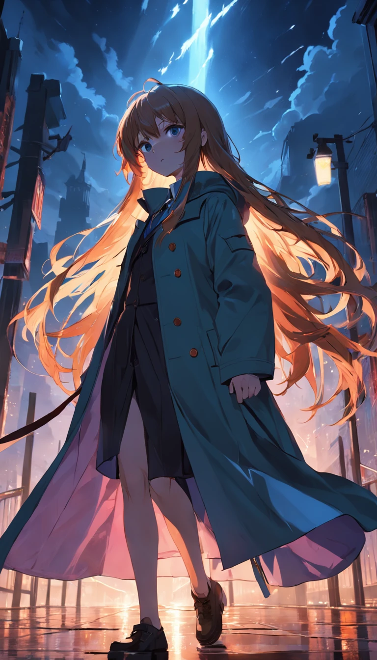 wind coat,nigth,Straight knives,evening light,Back Shadow,mtu