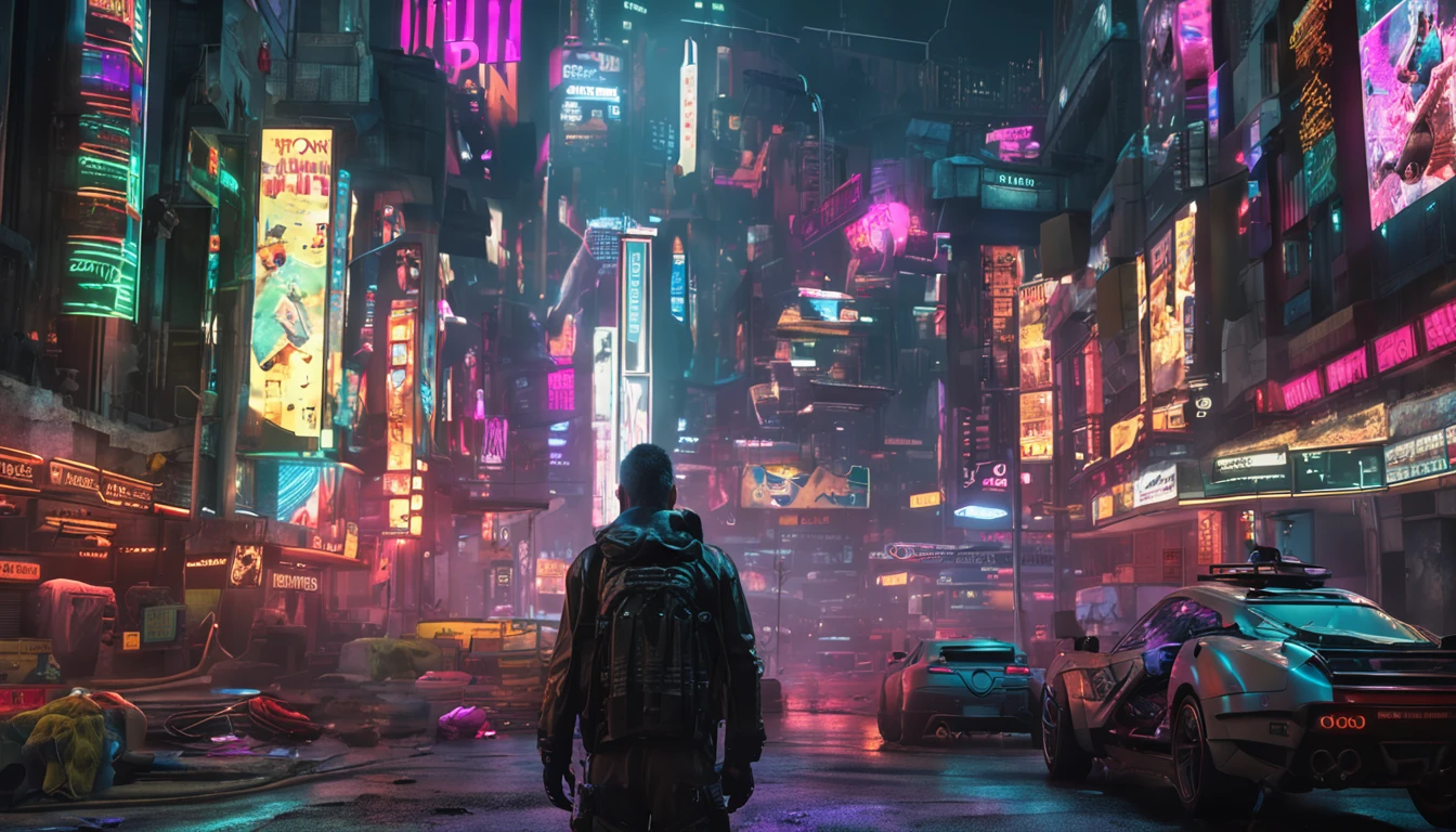 (Antecedentes cyberpunk, mejor calidad, obra-prima, ultrahigh resolution, realistic photograph:1.4)