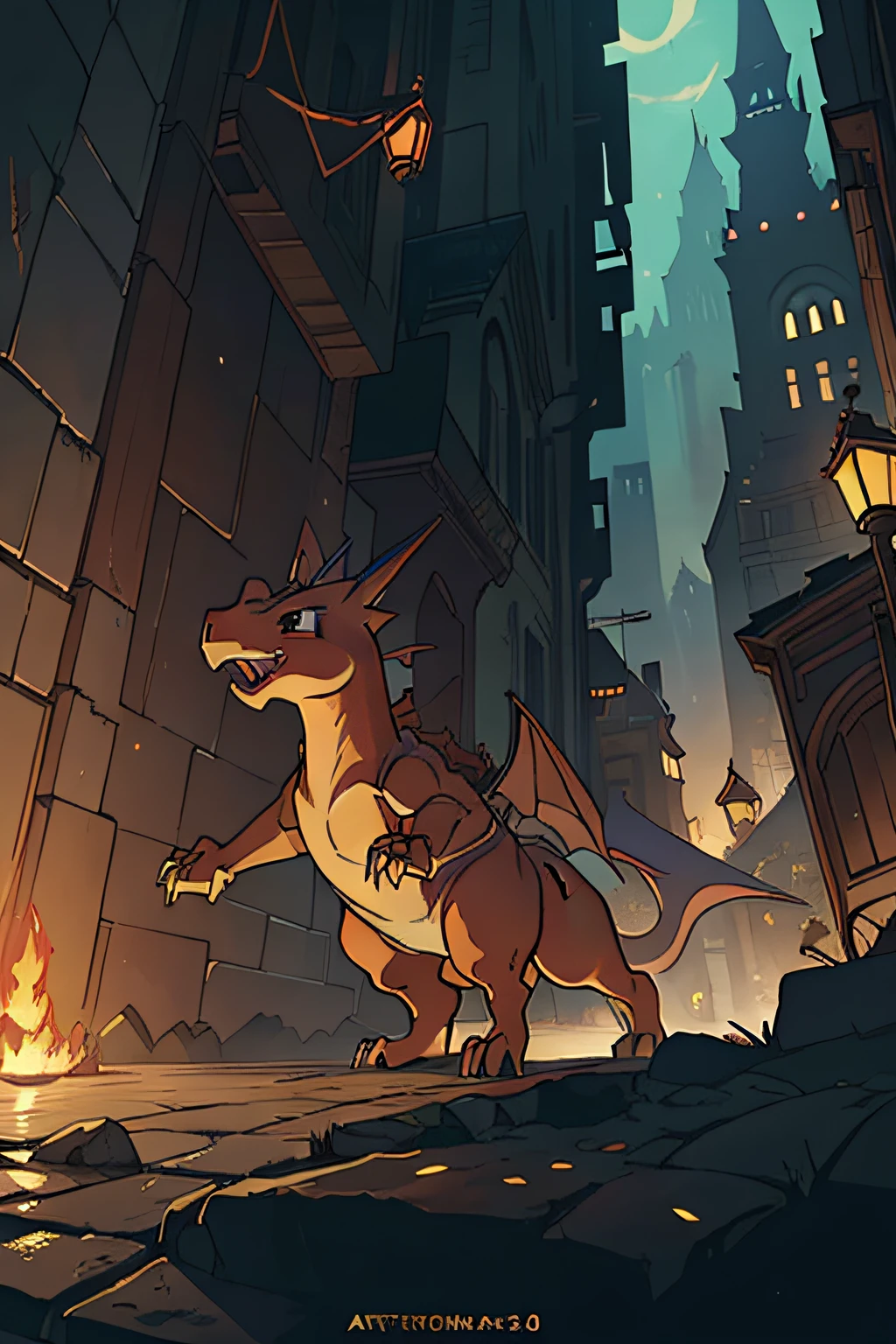 game,card ,charizard,theark,thecity,dramatic, intricate, highly detailed, digital painting, artstation, concept art, smooth, sharp focus, illustration, Unreal Engine 5, 8K, art by artgerm and greg rutkowski and alphonse mucha,by Jes