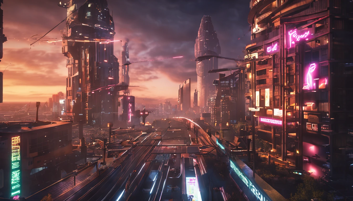 fotorrealista, ,La mejor calidad, Obra maestra, Altamente detallado, Ultra detallado, mejor fondo Fondo de pantalla, Ciudad Cyberpunk. de noche, 4K 3D render Unreal Engine 5 rendered with blender and octane Global illumination from photorealistic hyperrealism concept art by Greg Rutkowski Loish Rhads Ferdinand Knab Makoto Shinkai Tian Zi Trends in CGSOCIETY Desktop wallpaper