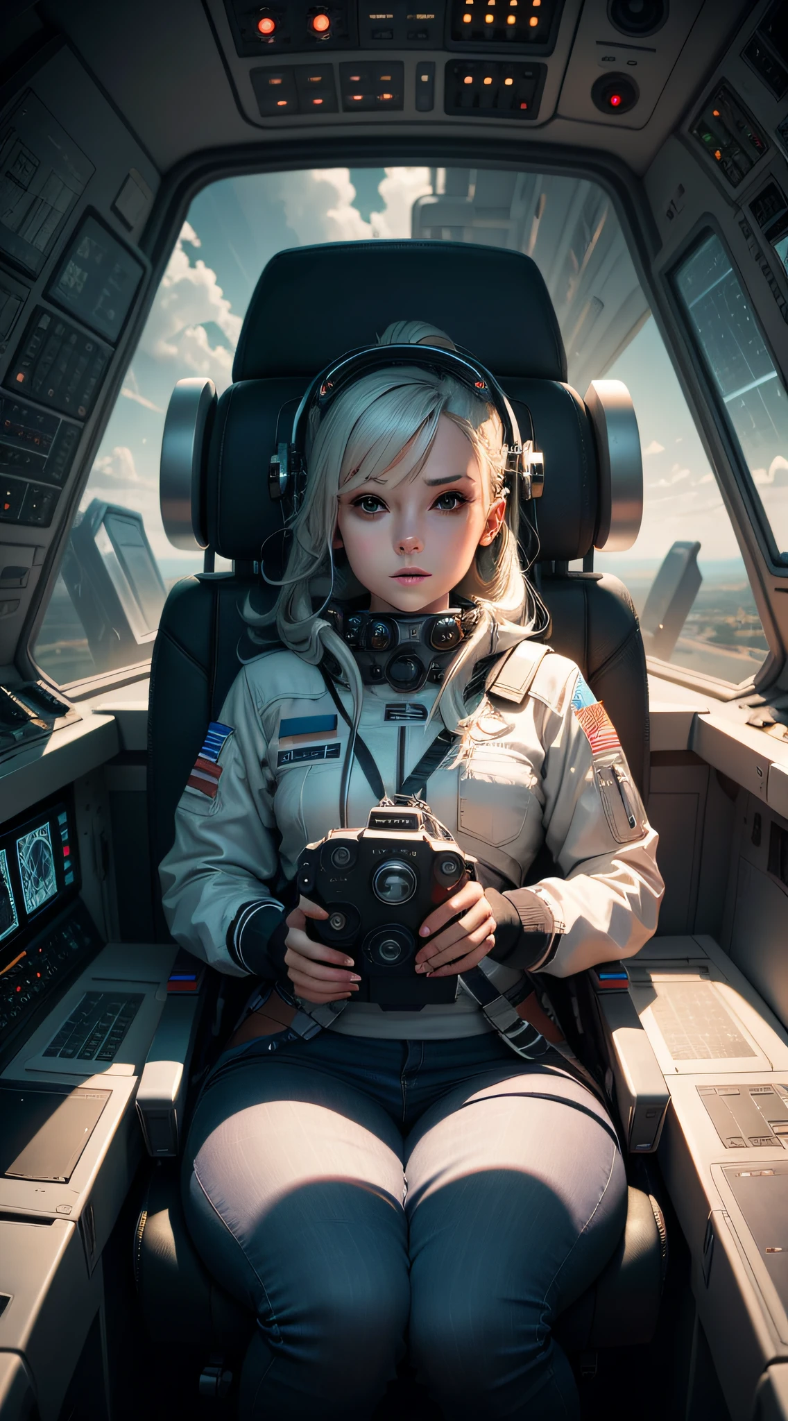 Spaceship cockpit