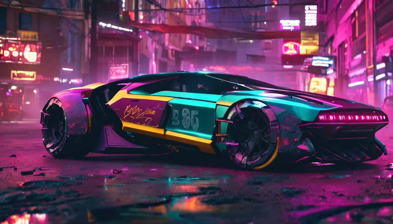 cyberpunk car