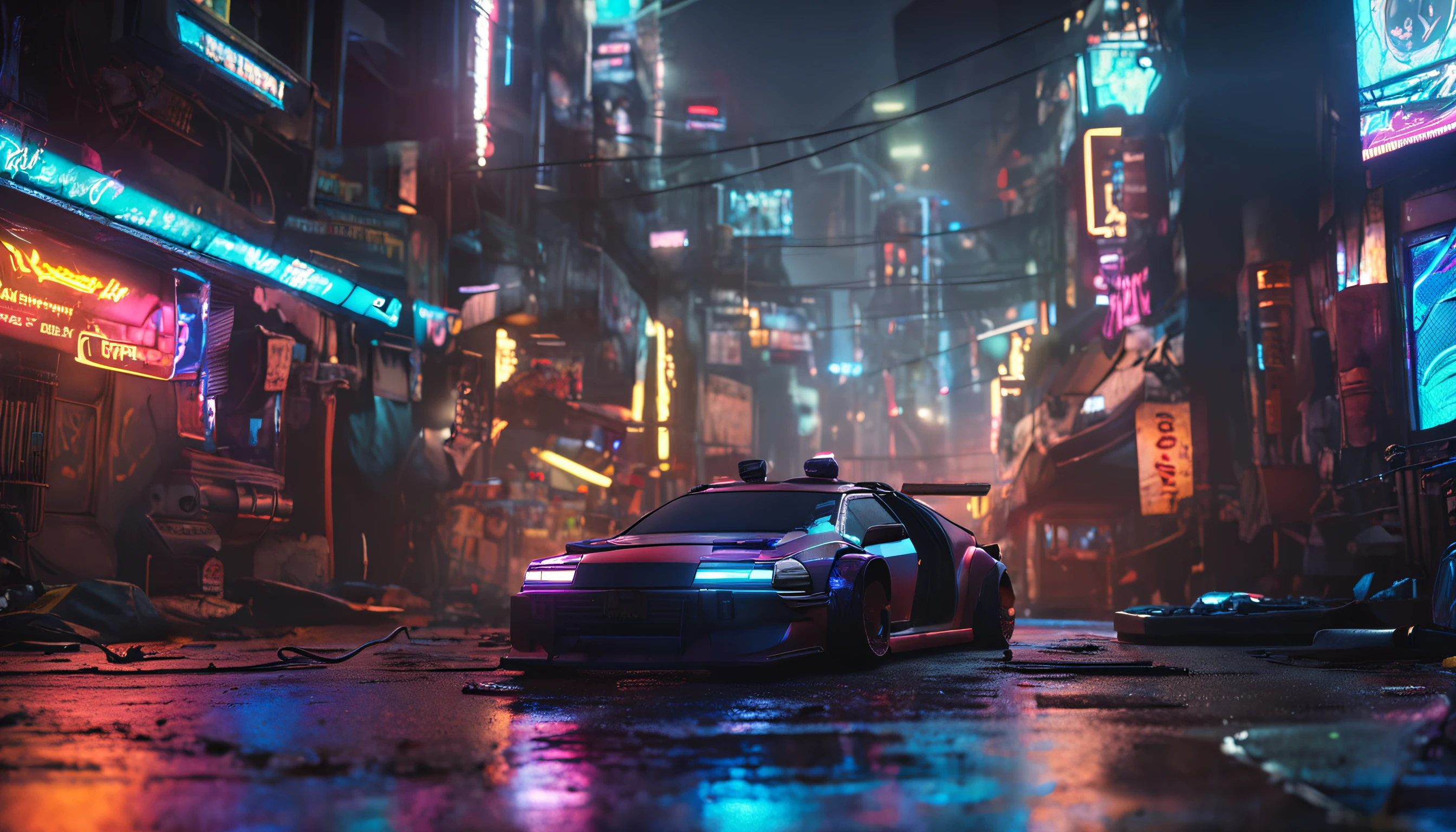 cyberpunk car