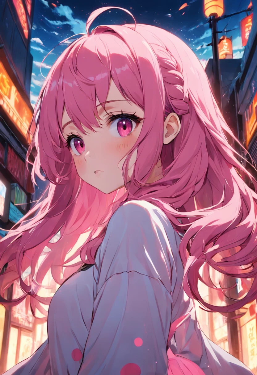 cute, pink hair