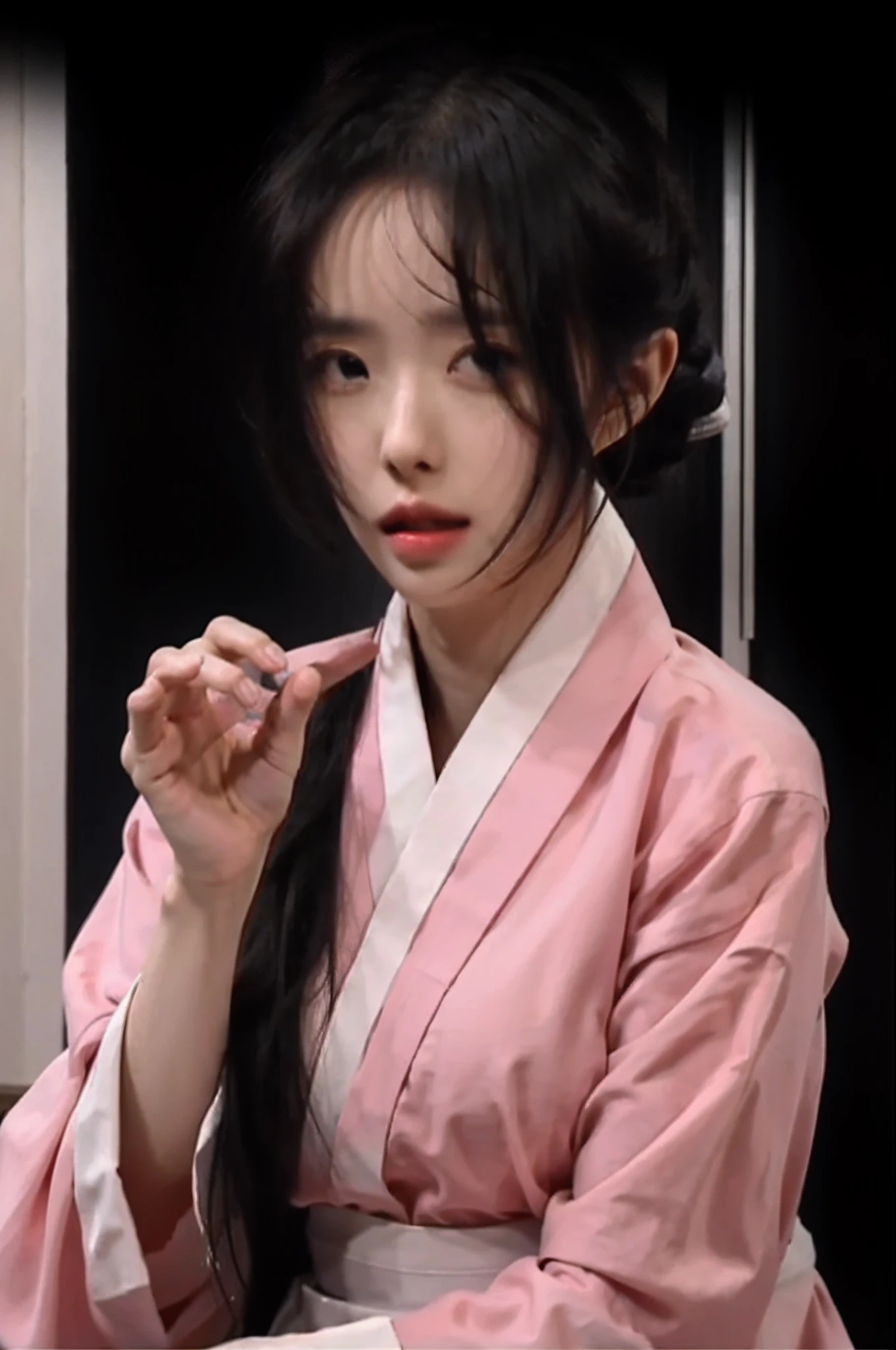 masterpiece,best quality,official art,extremely detailed CG unity 8k wallpaper,
1girl, upper body, pov,hanfu,