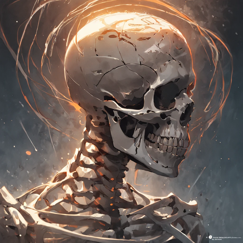 (Realistic, photo-realistic:1.4), (1skeleton), (com um gato), melhor qualidade, master part, ultrahigh-resolution, (fotografia realista:1.4), Surrealismo, Semelhante a um sonho,FusionArt, magia das sombras, Darkness Control, furtividade, passo da sombra, Umbral spells, hidden blade,