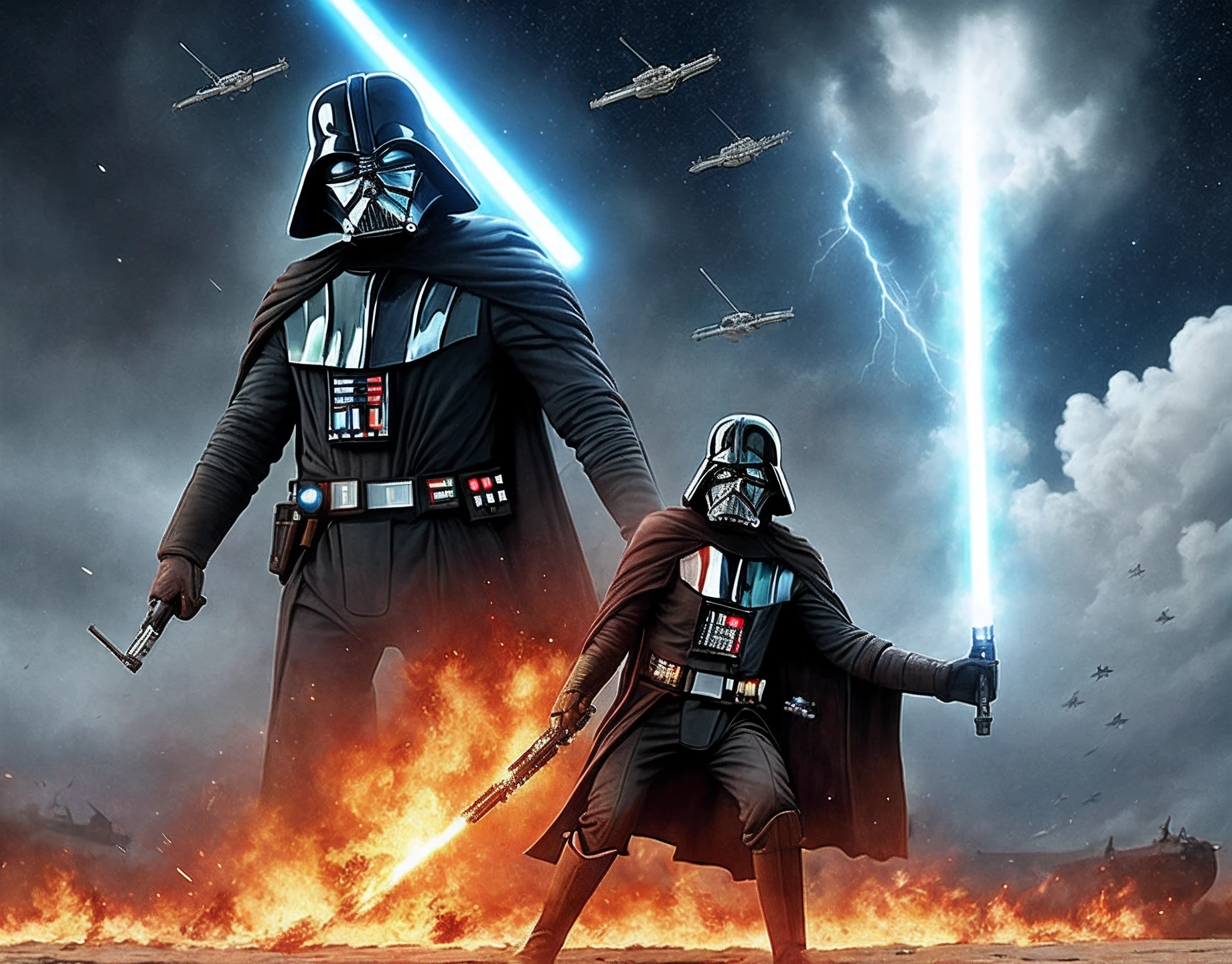 star war,The Storm and the Resistance exchanged fire
