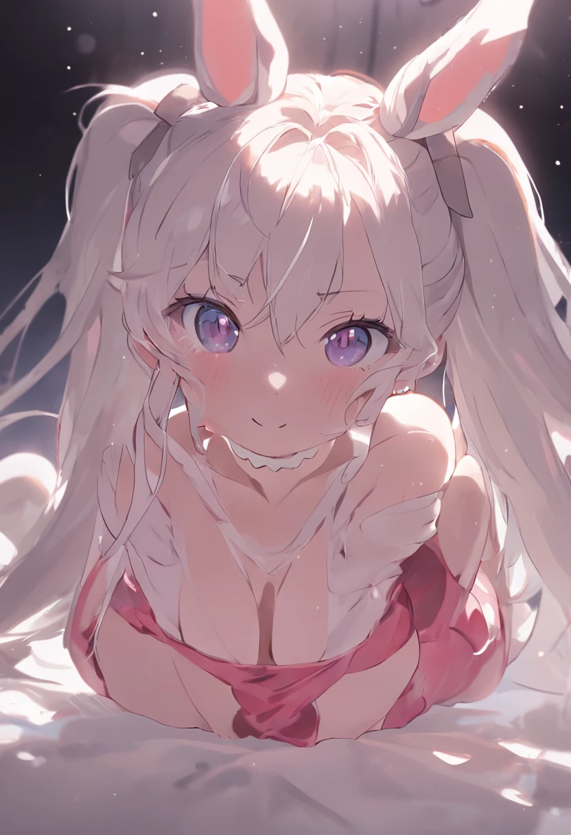 Small white socks, White high ponytail, 校服, hairclip, shy, ear blush, moaning, heart in eye, heavy breathing, anime style, 1080P, highres, ccurate, UHD, retina, retina, masterpiece, super detail, anatomically correct, textured skin