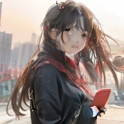 Girl,hu tao,realistic