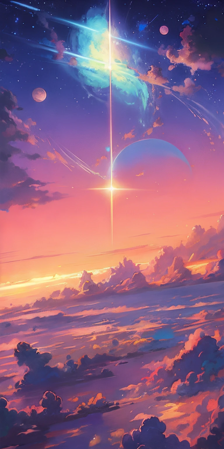 anime anime wallpapers with a view of the sky and stars, cosmic skies. by makoto shinkai, anime art wallpaper 4 k, anime art wallpaper 4k, anime art wallpaper 8 k, anime sky, amazing wallpaper, anime wallpaper 4 k, anime wallpaper 4k, 4k anime wallpaper, makoto shinkai cyril rolando, anime background art