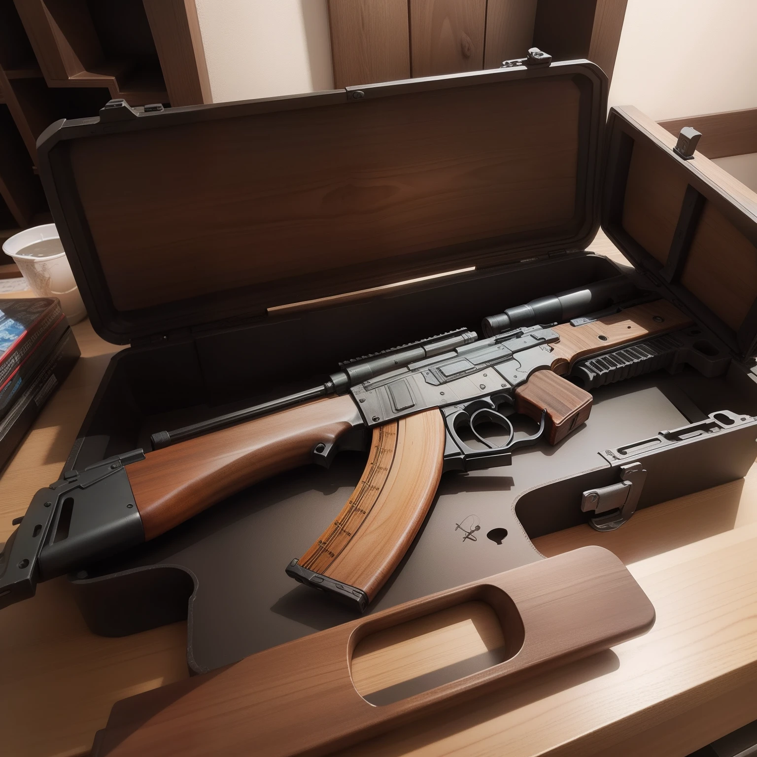 Draw an ak47