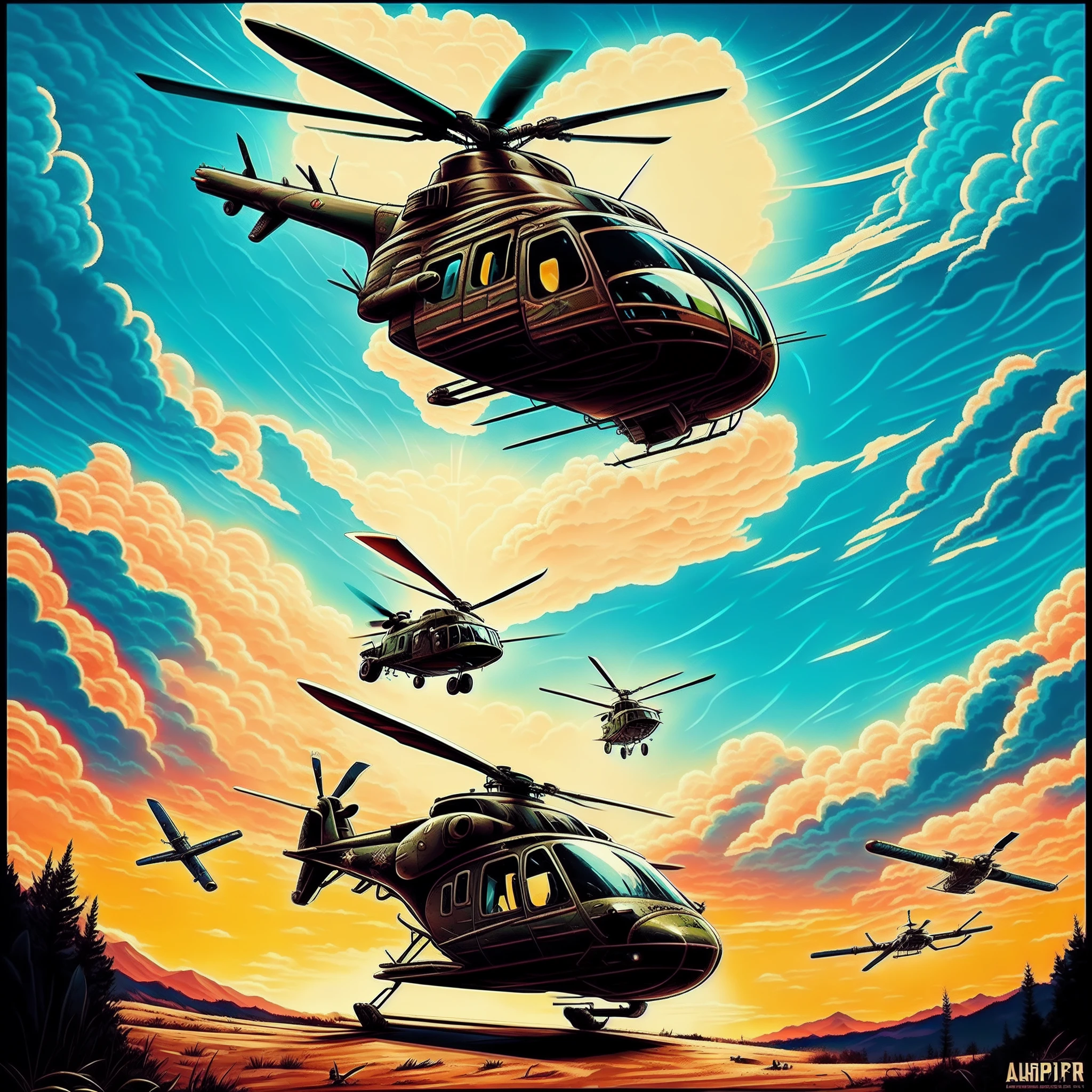 Chopper dropping soldier --auto