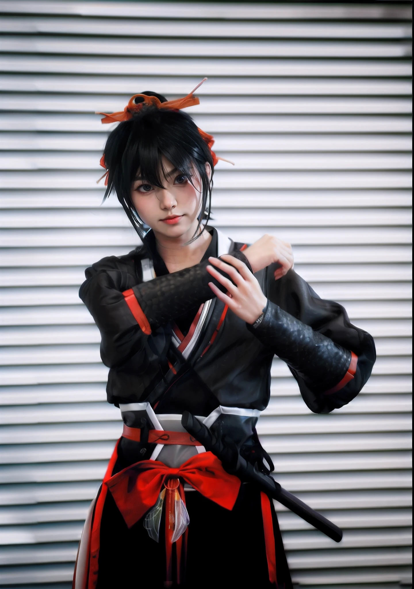 Eight Asian women's group photos, Anime cosplay, zhongli from genshin impact, cosplay foto,, inspirado em Okumura Masanobu, Keqing from Genshin Impact, cosplay, professional cosplay, rpgmaker, Kazuto Okada，Hirase Jinyao Art，overhead angle of a Will-o'-the-wisp，Equirectangular columnar 360，A high resolution，[（The art of Willie Baumeister：1.1），（John T.Biggs' art：1.2）：：17]，offcial art，Unity 8k壁纸，ultra - detailed，Aesthetics，tmasterpiece，best qualtiy，realisticlying，Background replacement，Ancient architecture，Ancient Palace，
