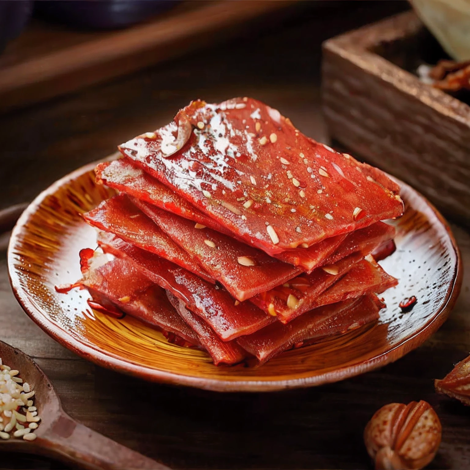 Wooden plates